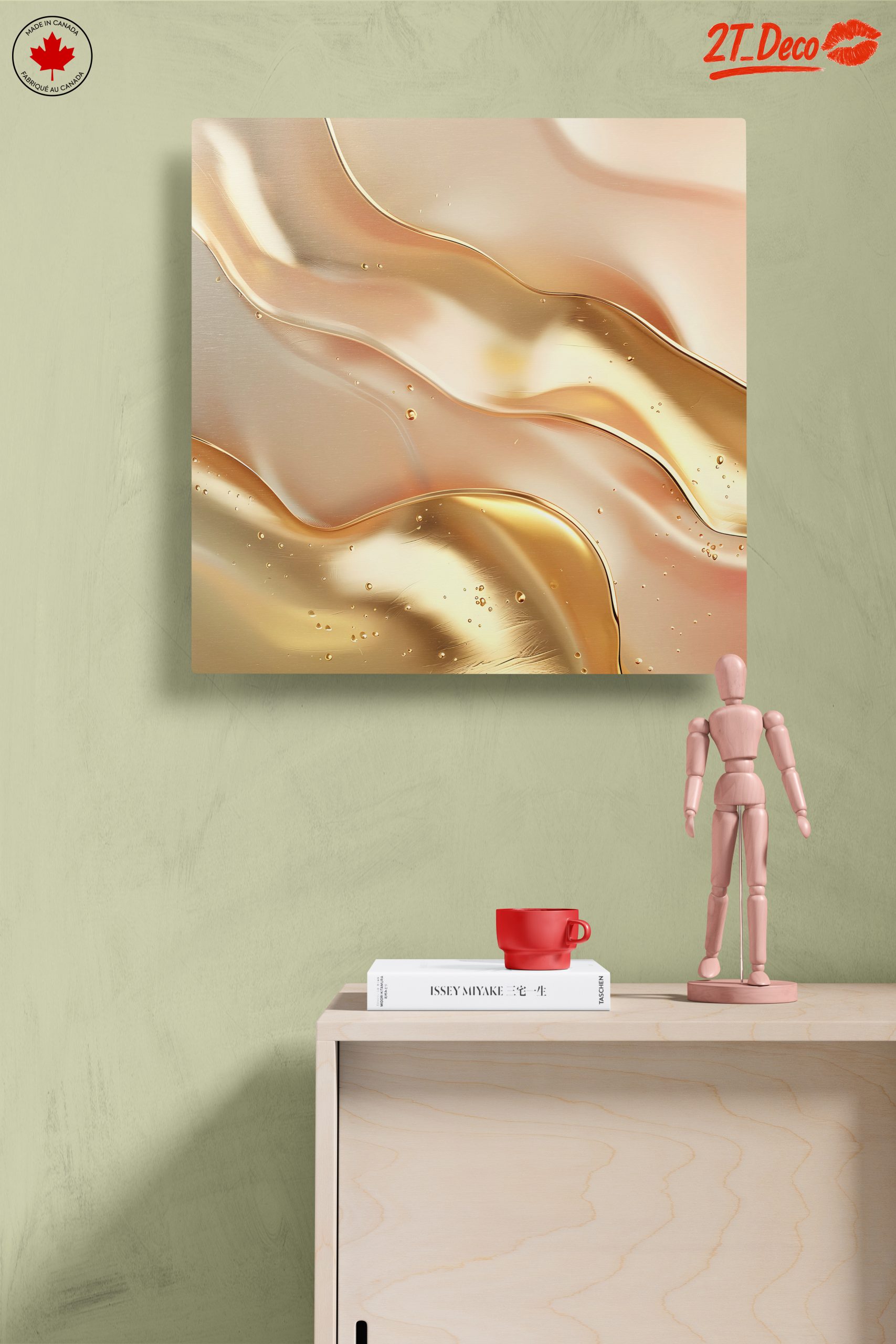 Elegant Gold Abstract Waves - Image 14
