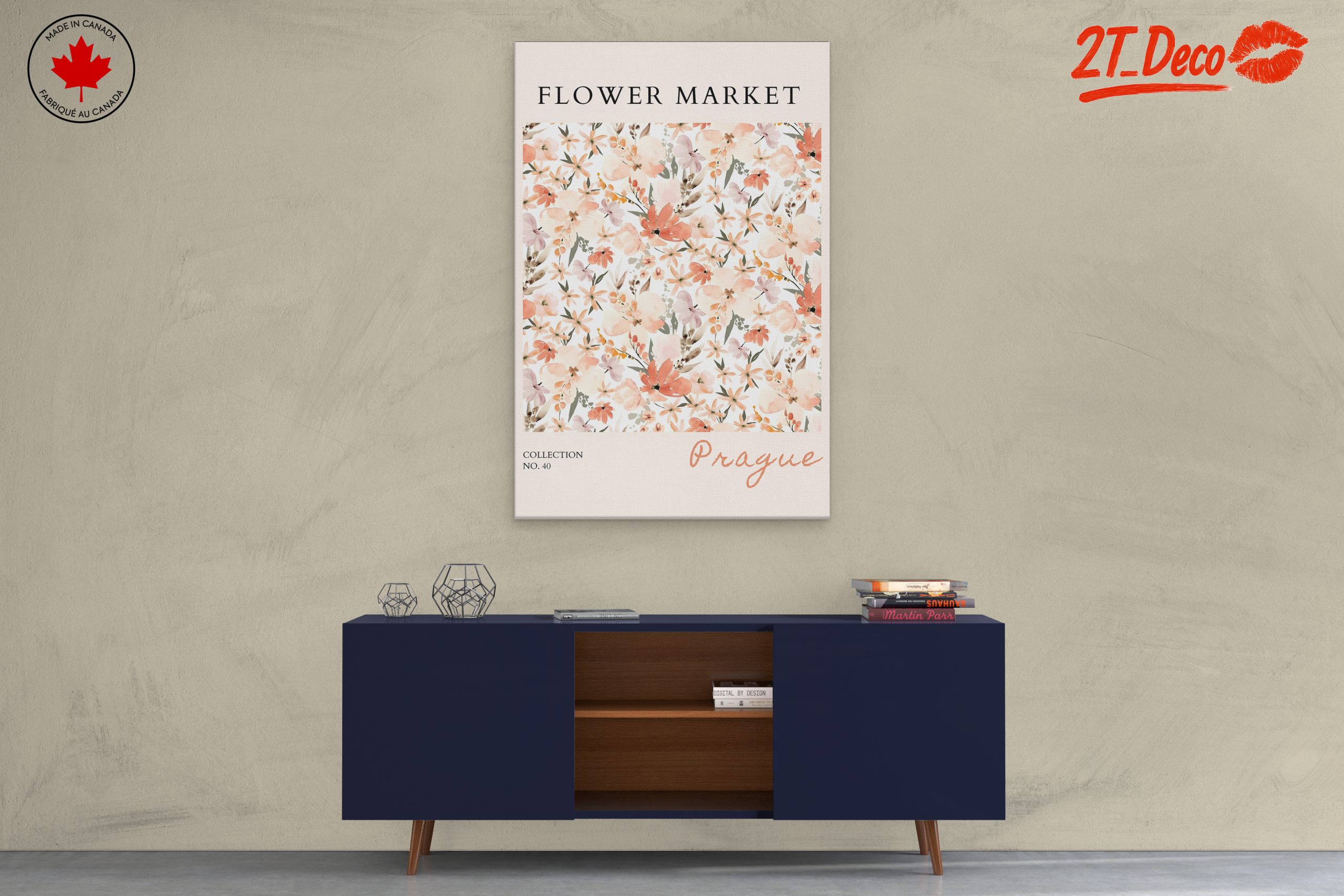 Floral Pattern Art Inspired by Prague - Image 3