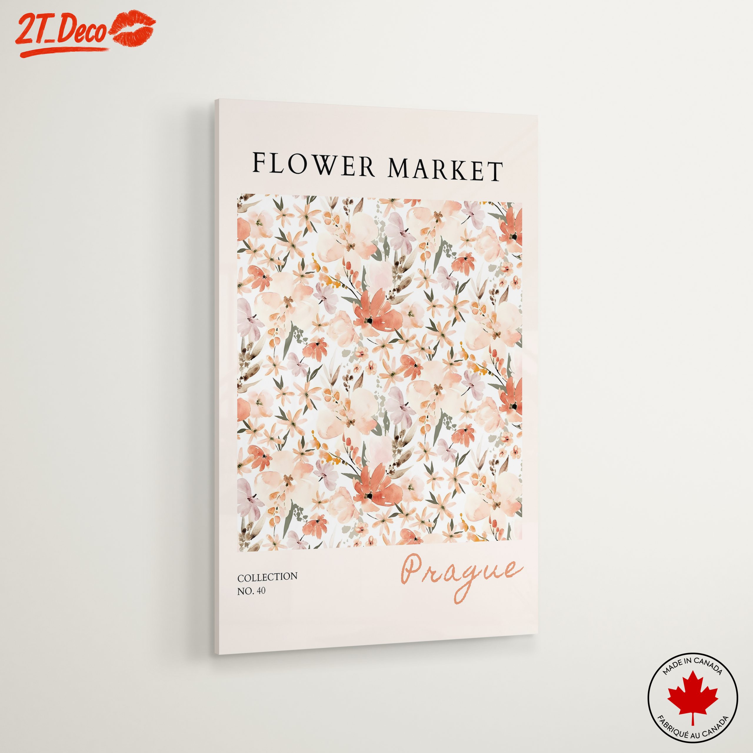 Floral Pattern Art Inspired by Prague - Image 6