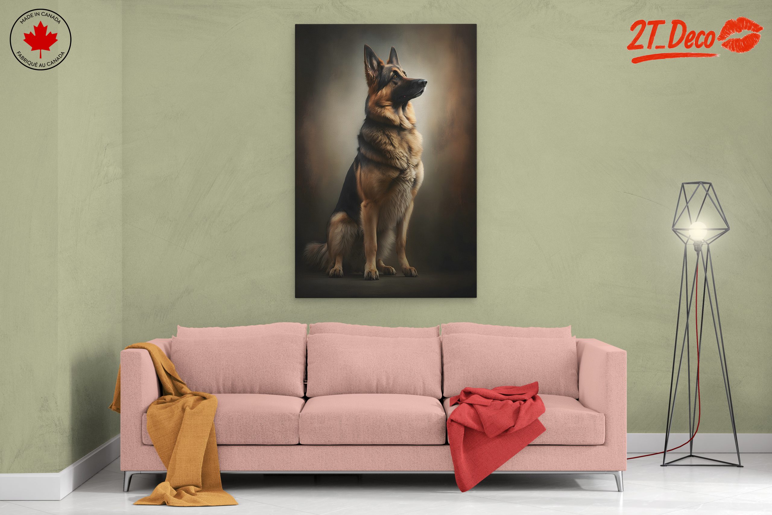 Majestic German Shepherd Wall Art - Image 2