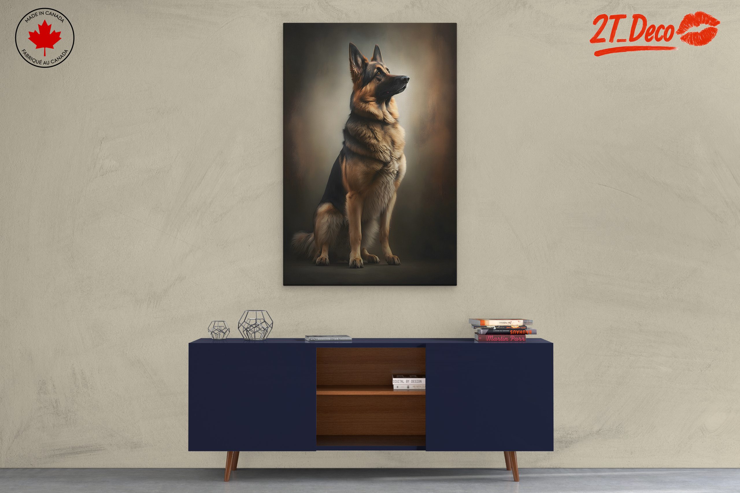 Majestic German Shepherd Wall Art - Image 3