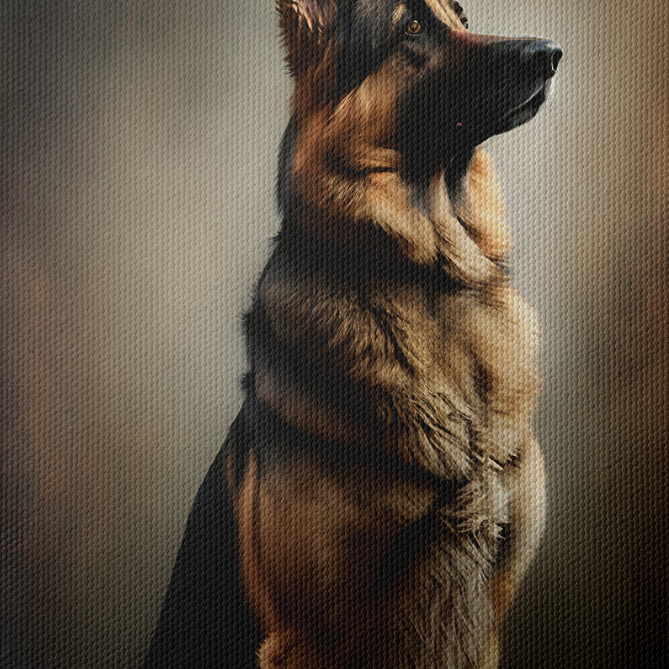 Majestic German Shepherd Wall Art - Image 4