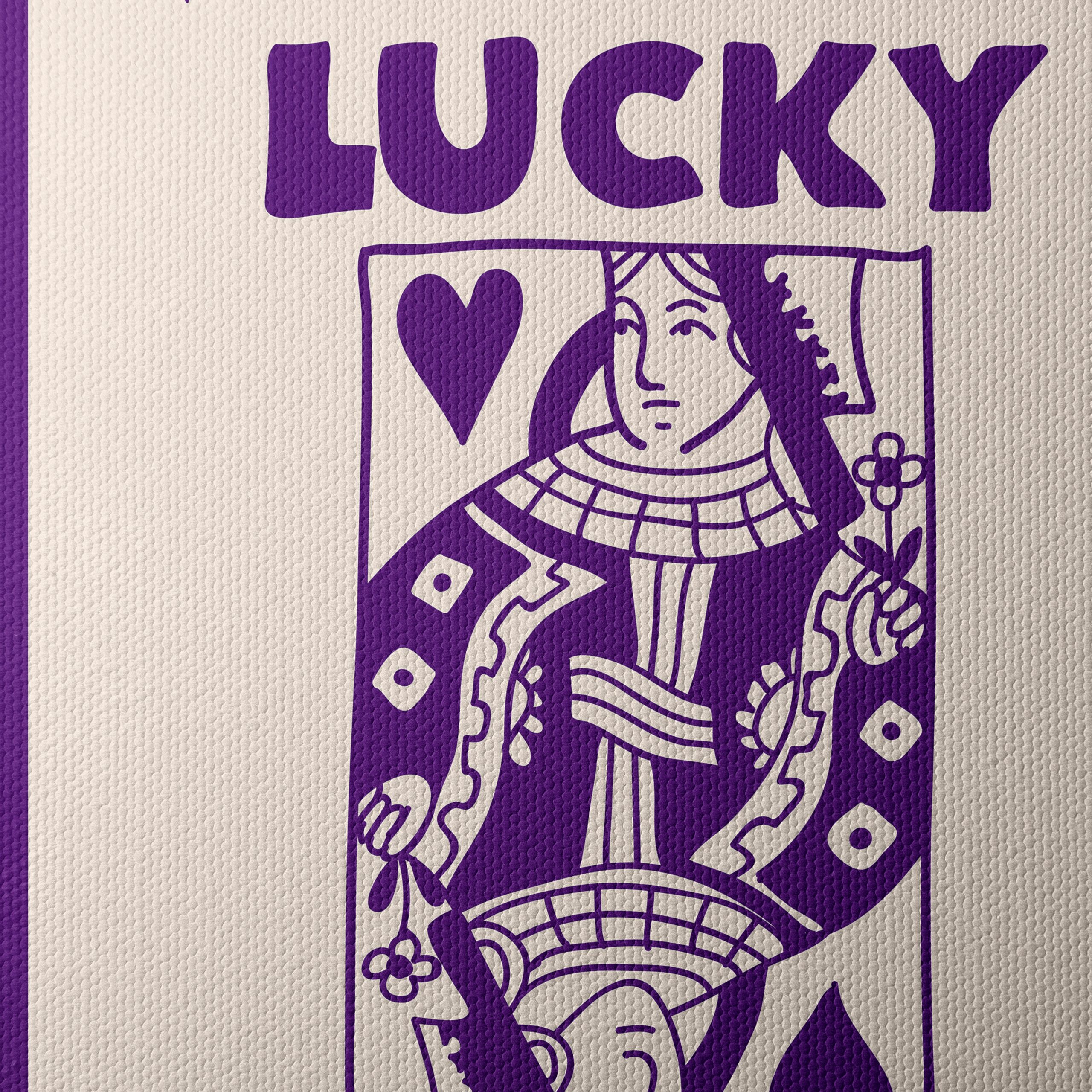 Lucky You Playing Card Design 2 - Image 4
