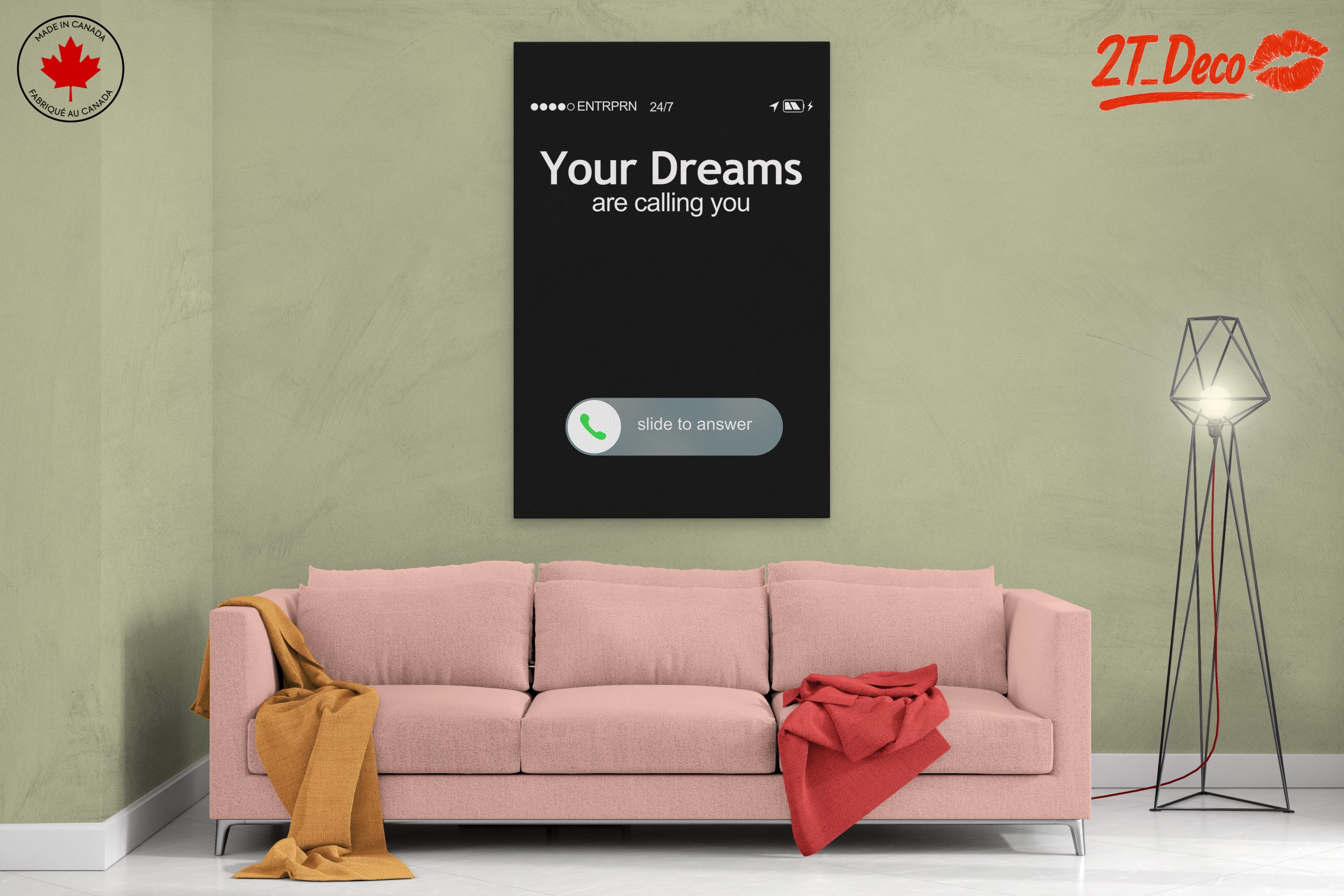 Your Dreams Are Calling You Motivational Art - Image 2