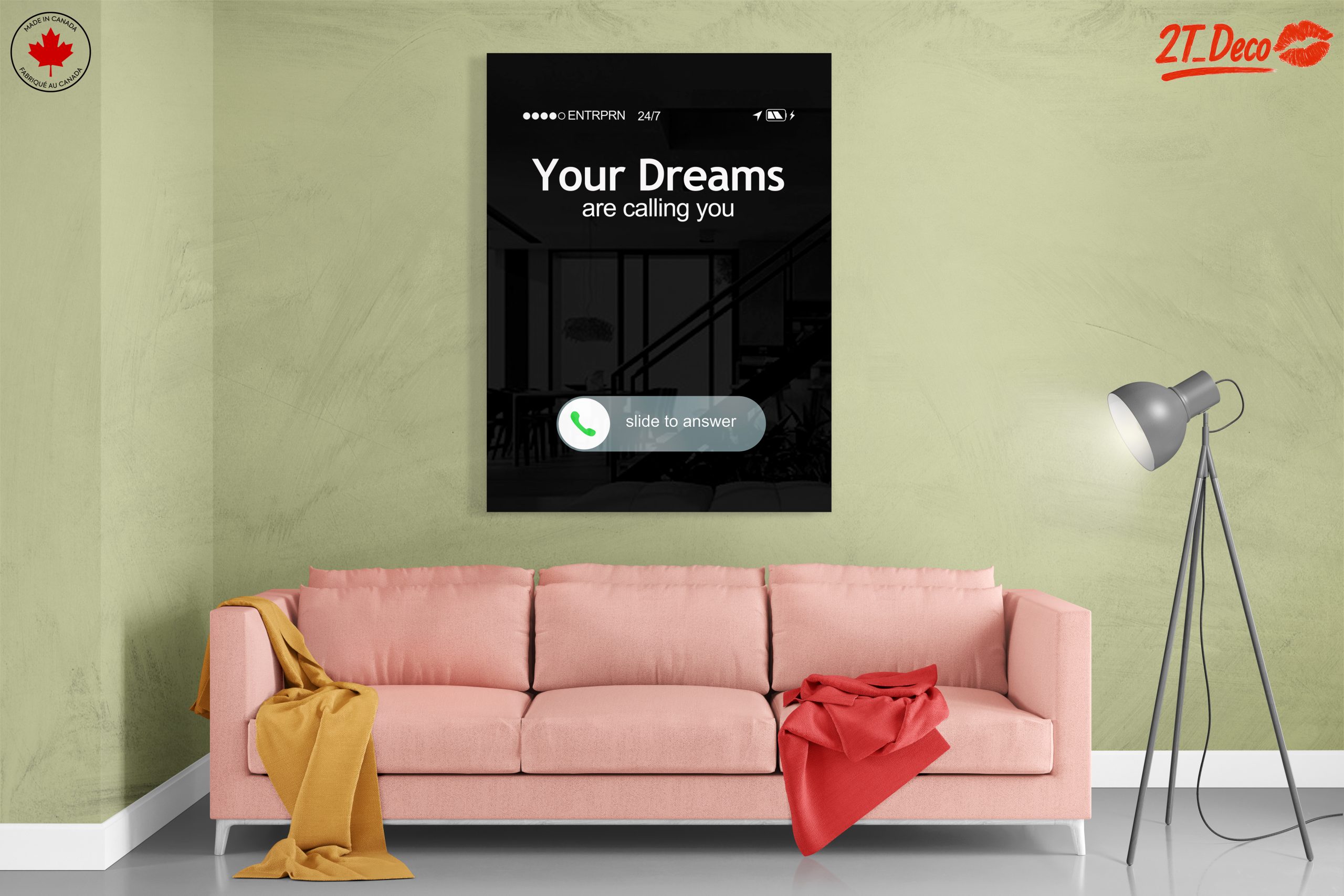 Your Dreams Are Calling You Motivational Art - Image 7