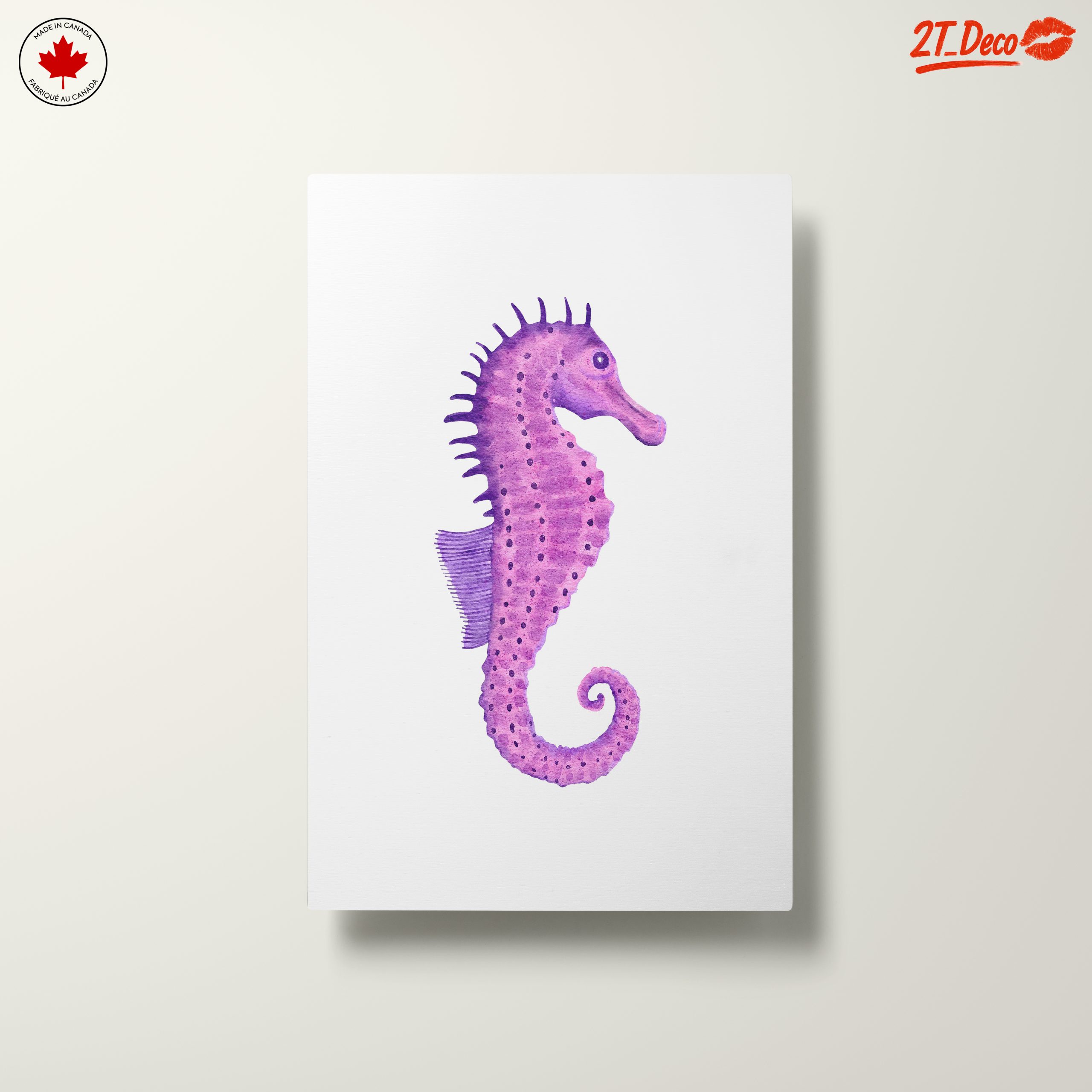 Whimsical Watercolor Seahorse Art - Image 10