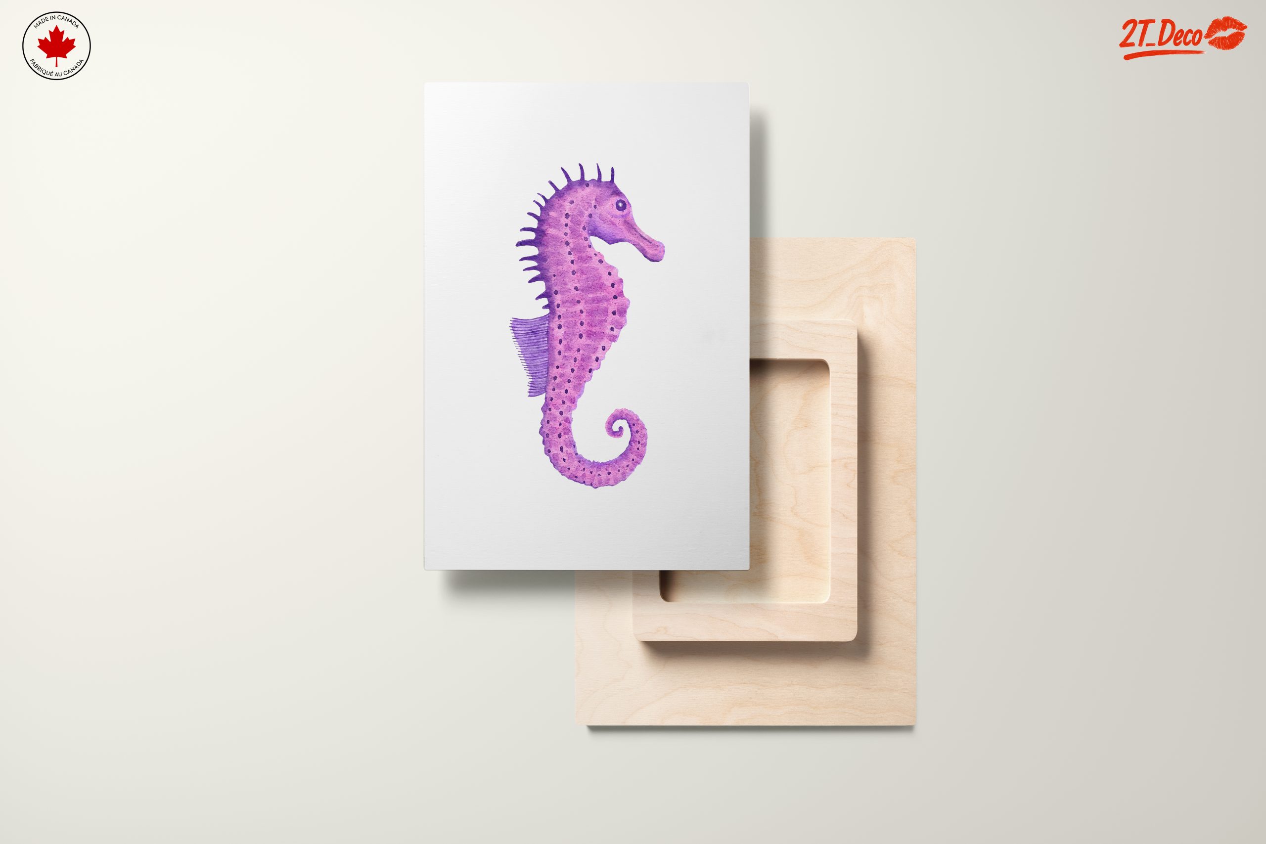 Whimsical Watercolor Seahorse Art - Image 11