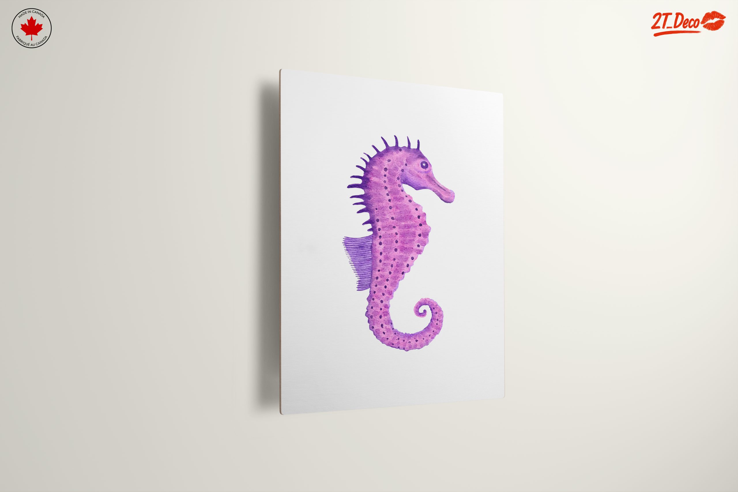 Whimsical Watercolor Seahorse Art - Image 13