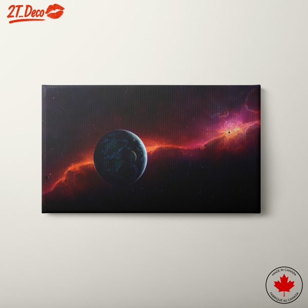 Stunning Cosmic Landscapes with Planets