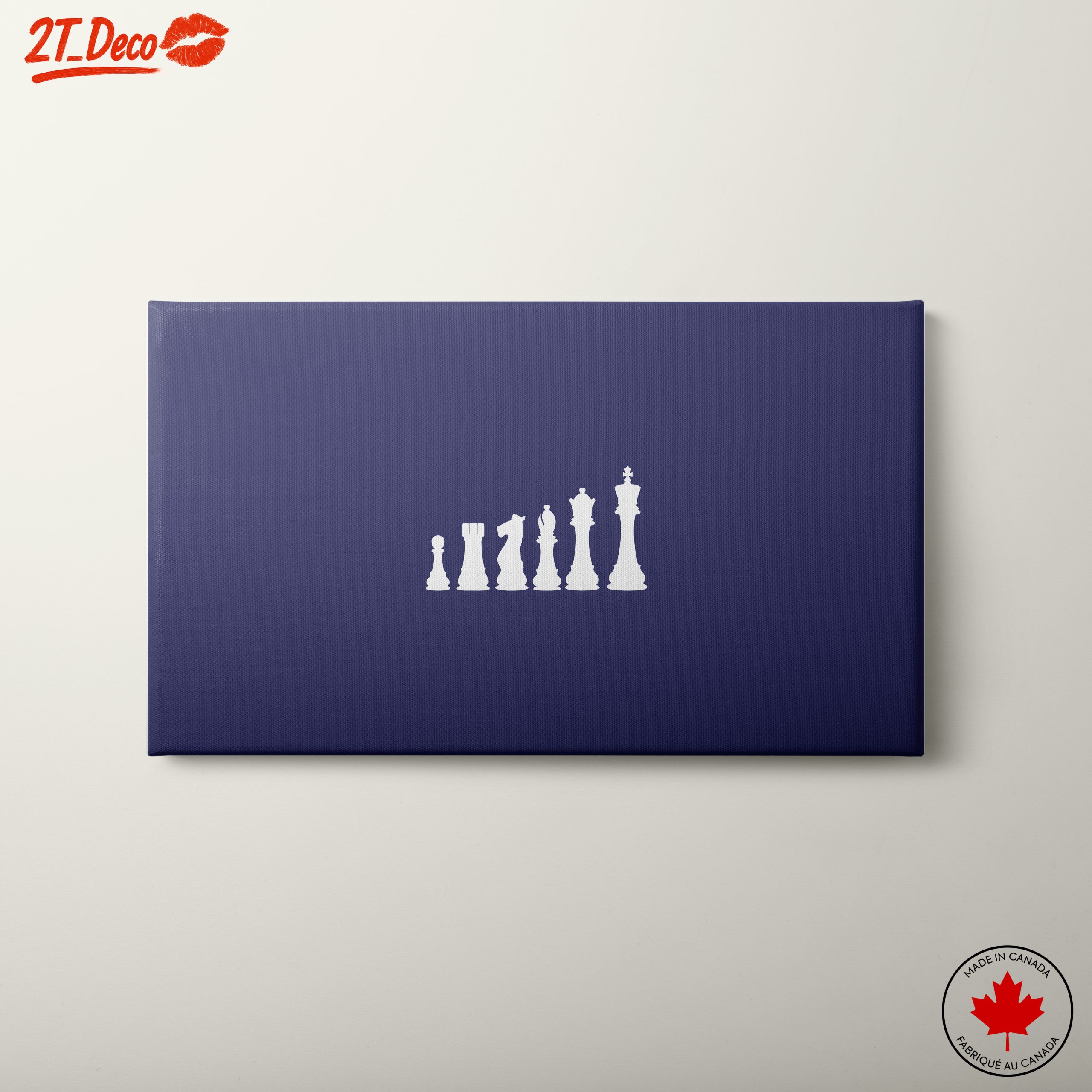 Minimalist Chess Piece Art