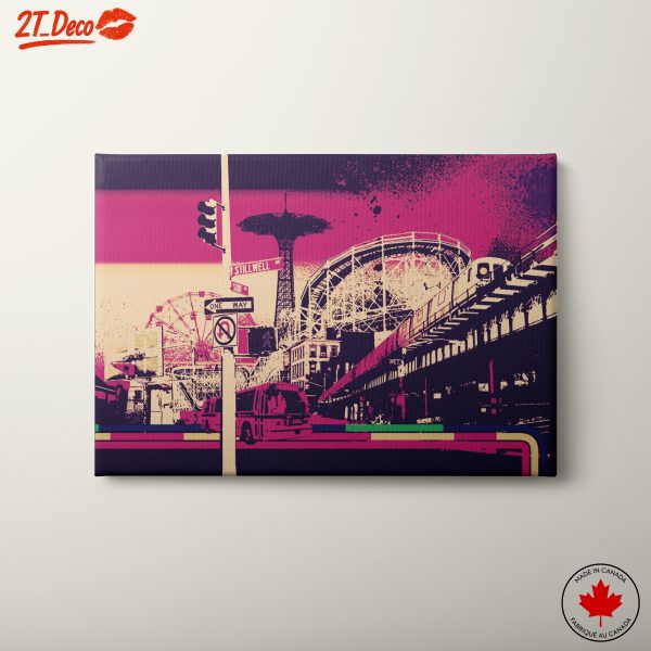 Vibrant Cityscape with Urban Transportation