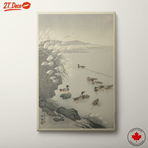 Serene Japanese Scene with Ducks