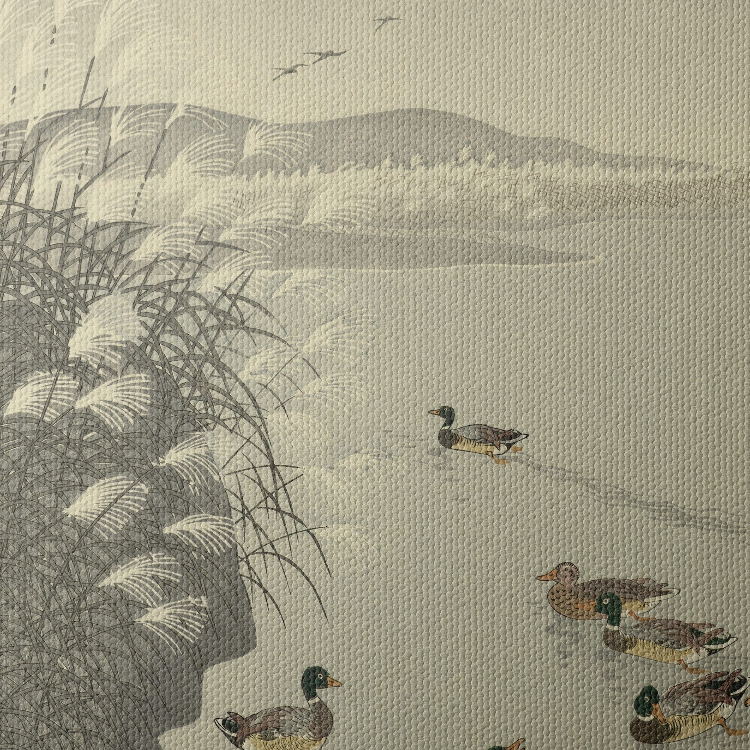 Serene Japanese Scene with Ducks - Image 4