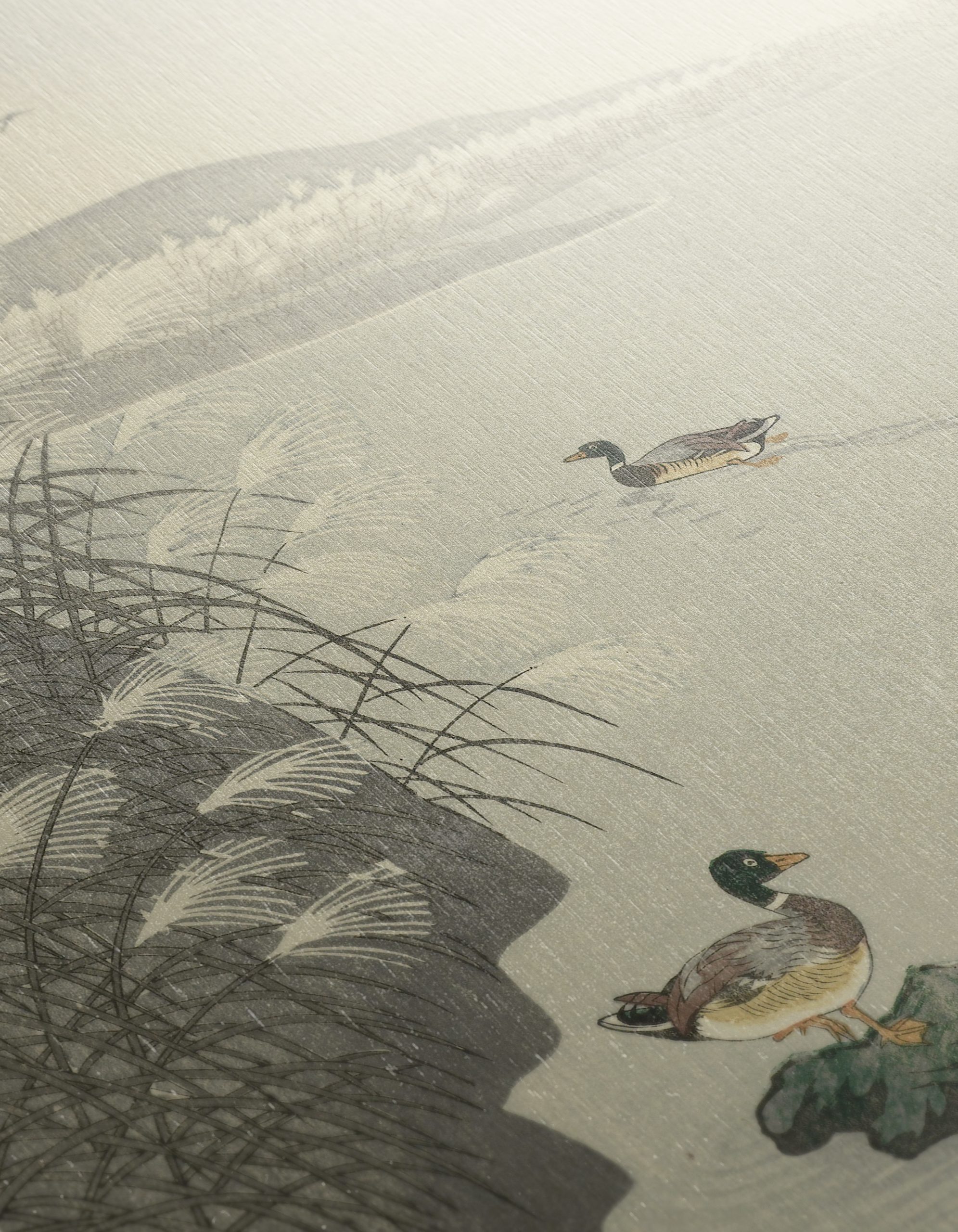Serene Japanese Scene with Ducks - Image 12