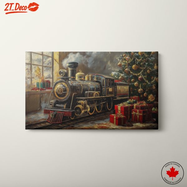 Festive Steam Train on Christmas