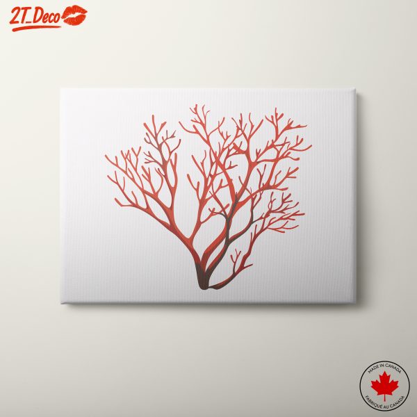 Stylized Coral Abstract Art 2