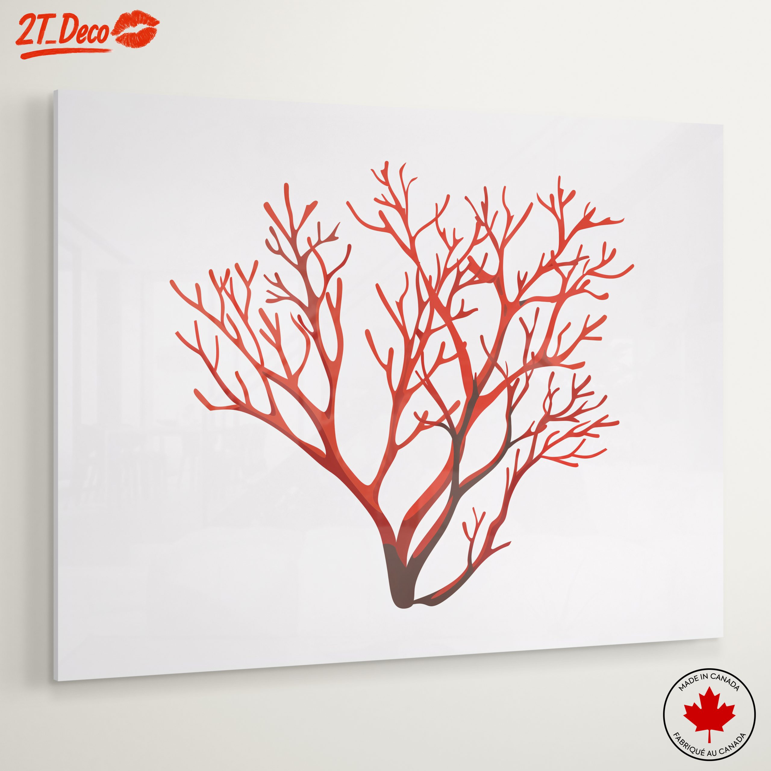 Stylized Coral Abstract Art 2 - Image 6