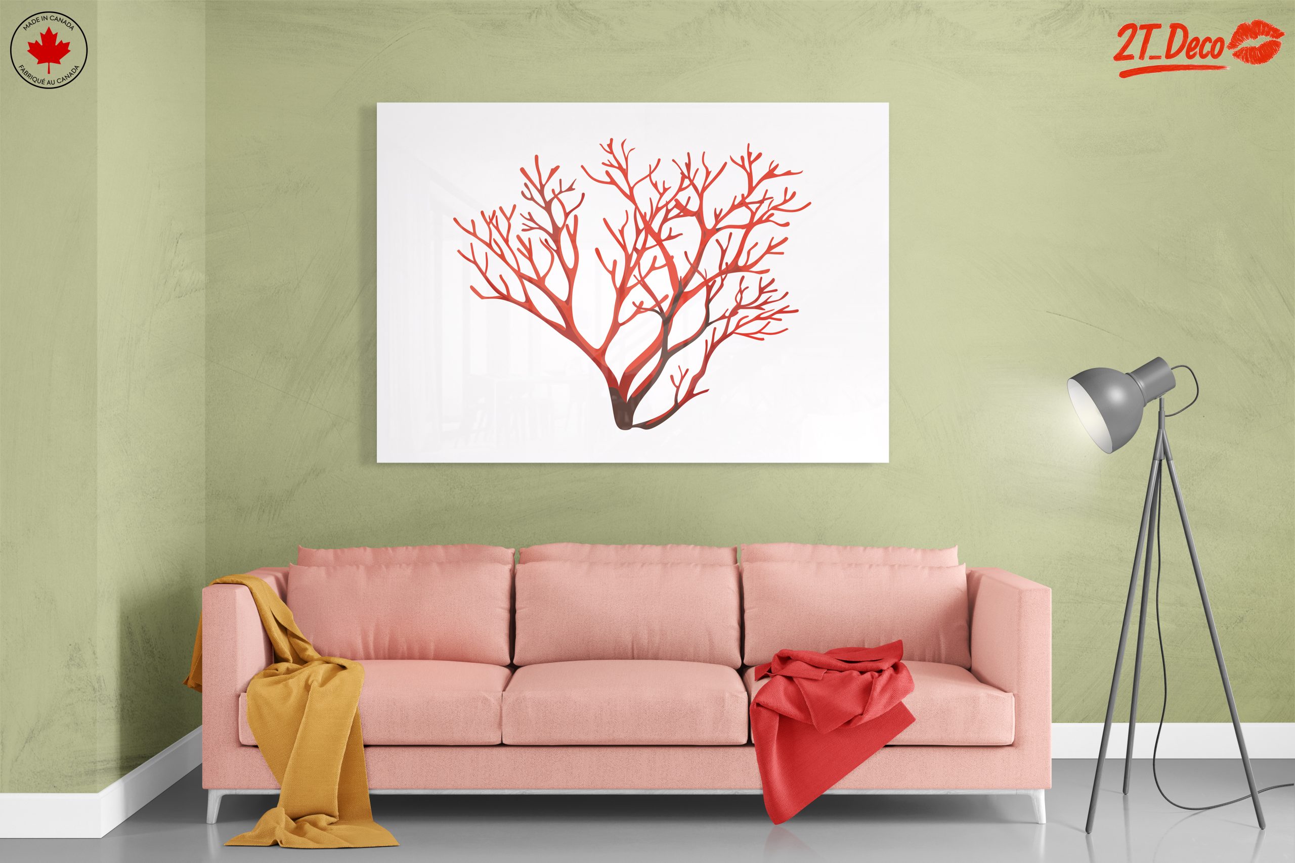 Stylized Coral Abstract Art 2 - Image 7