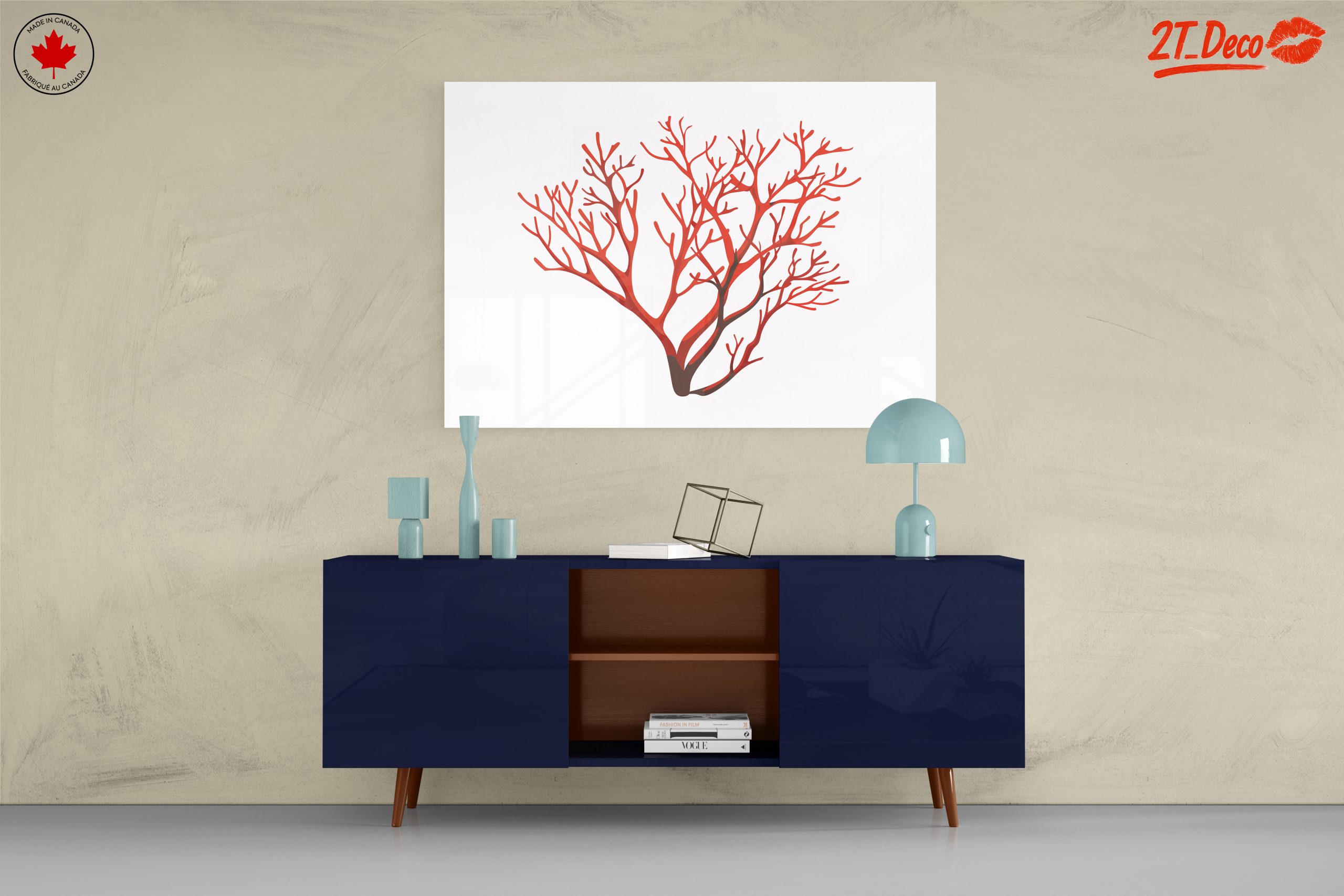 Stylized Coral Abstract Art 2 - Image 8