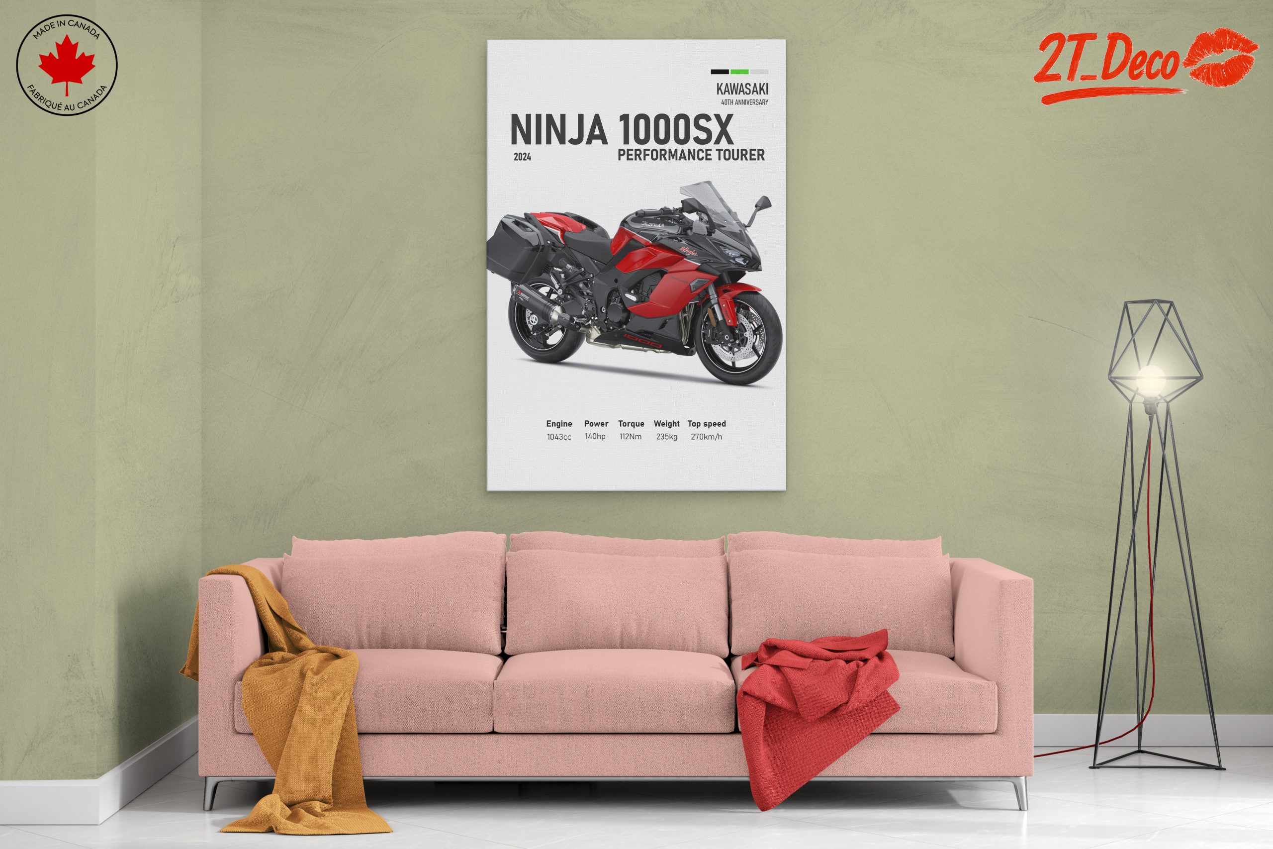 Kawasaki Ninja 1000SX Performance Tourer Motorcycle - Image 2
