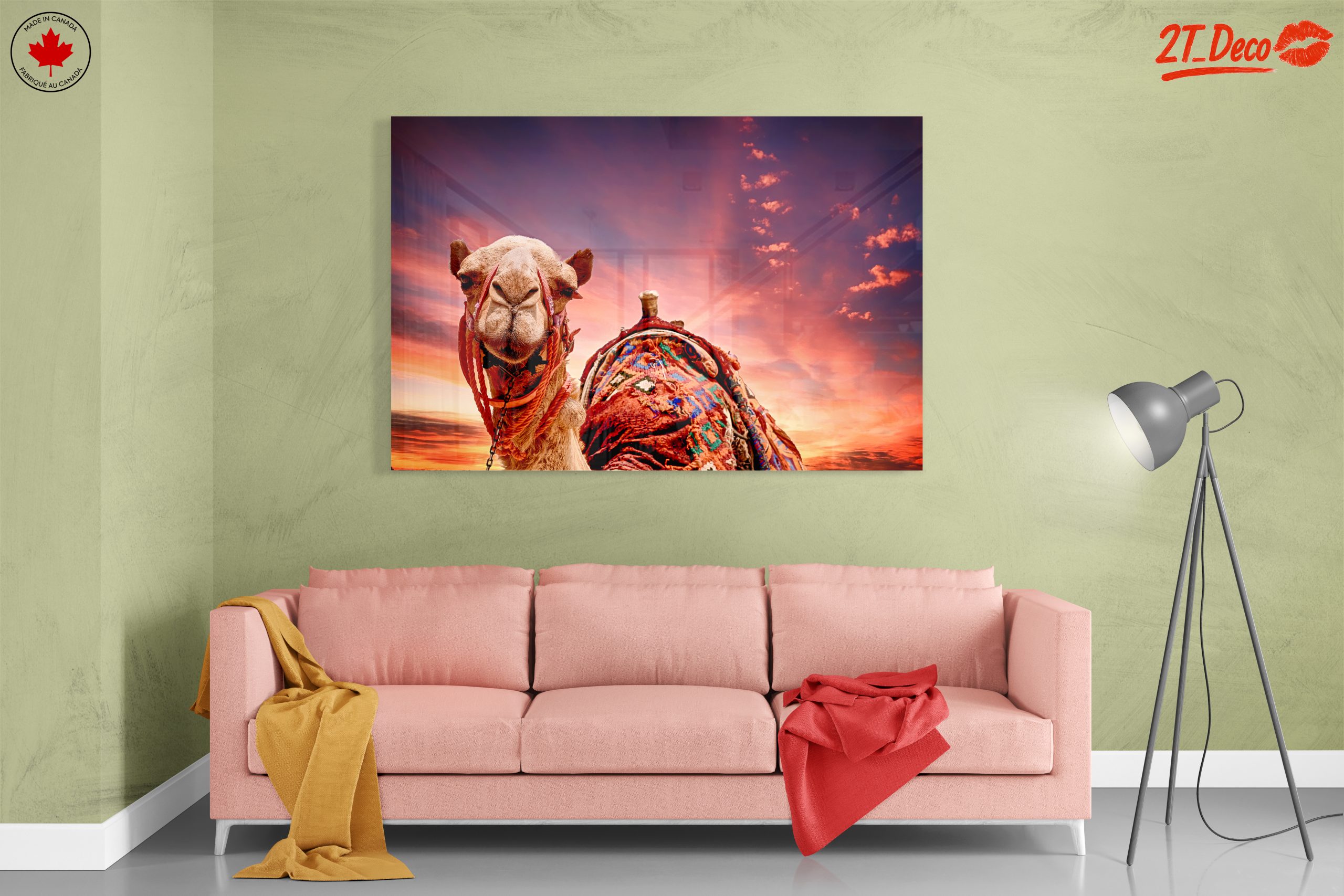 Camel Portrait Against a Desert Sunset - Image 7
