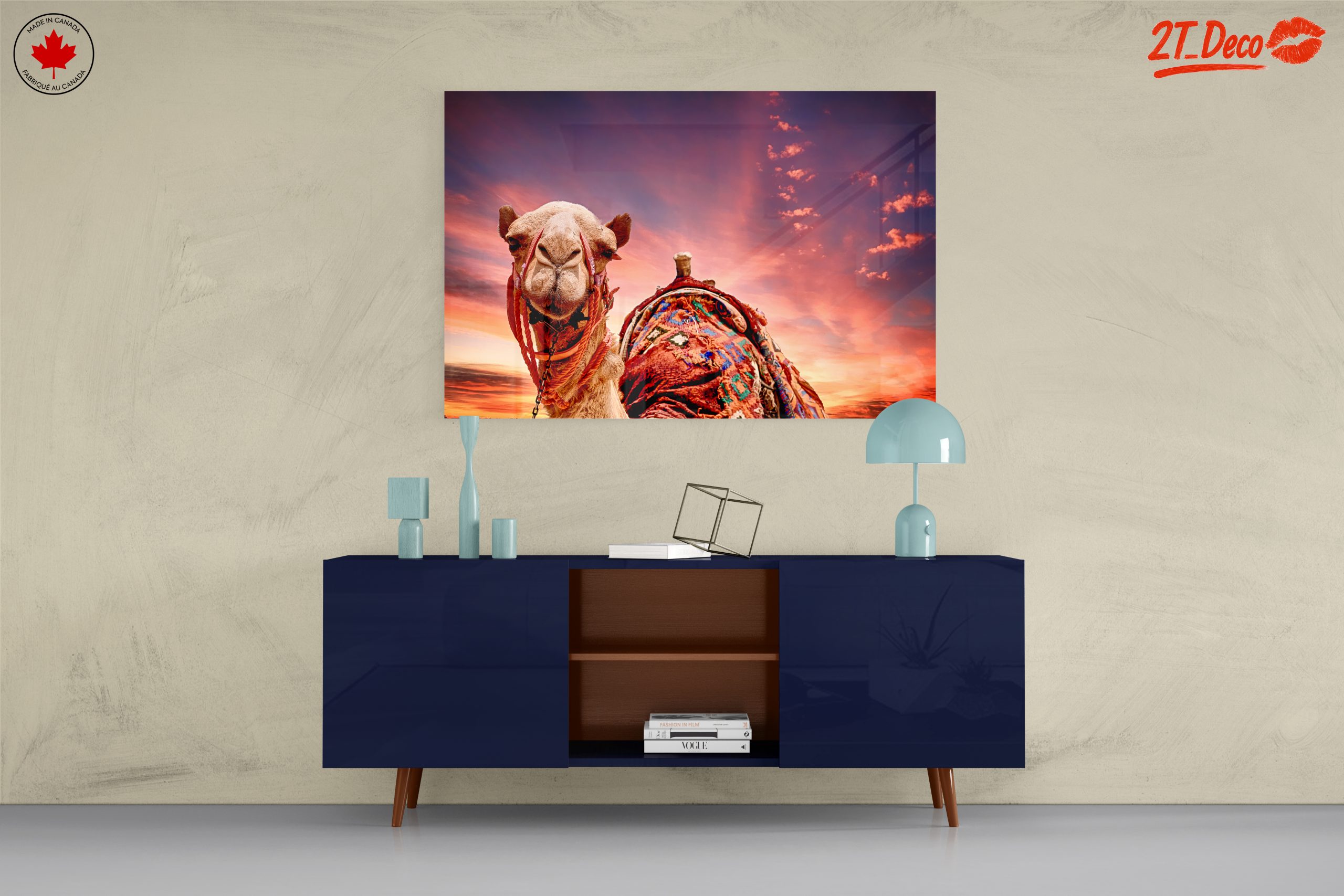 Camel Portrait Against a Desert Sunset - Image 8