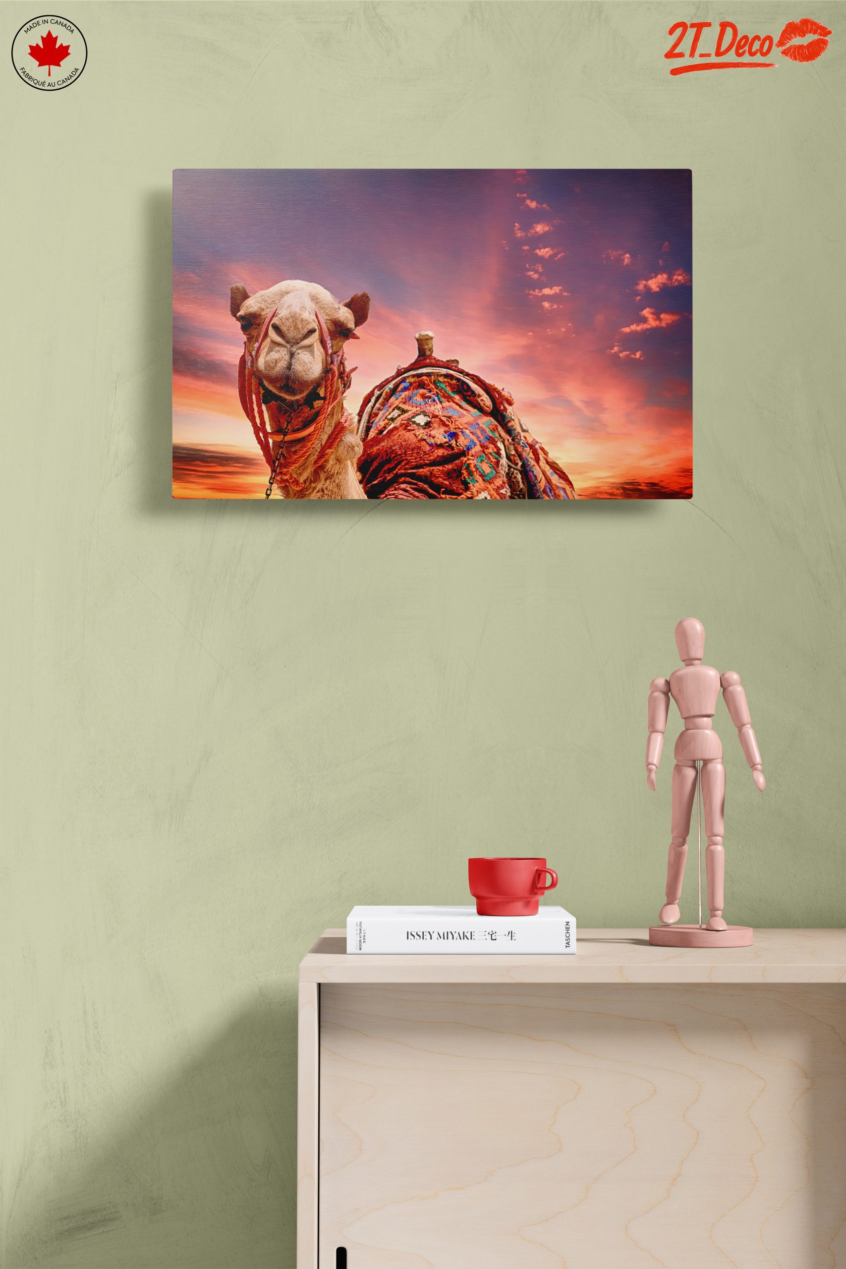 Camel Portrait Against a Desert Sunset - Image 14