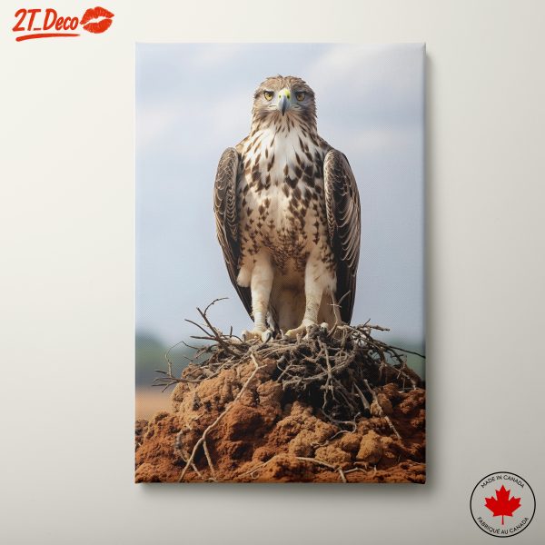 Majestic Eagle Standing Proudly