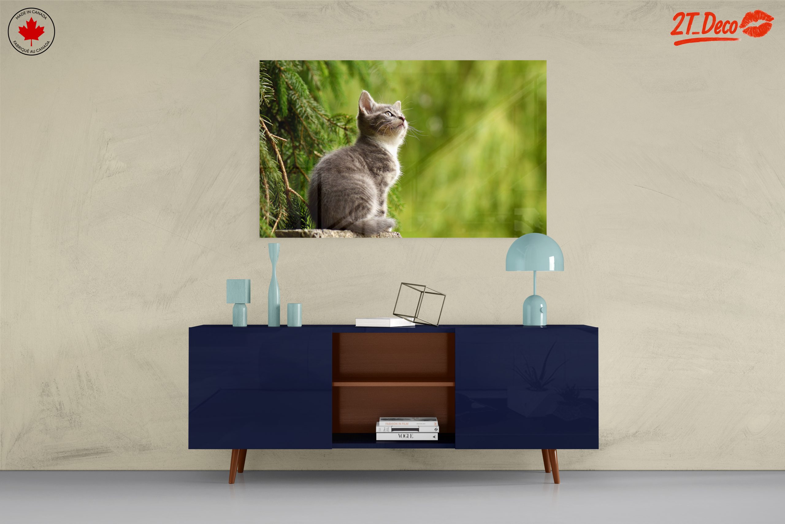 Gray Kitten Gazing at Nature - Image 8