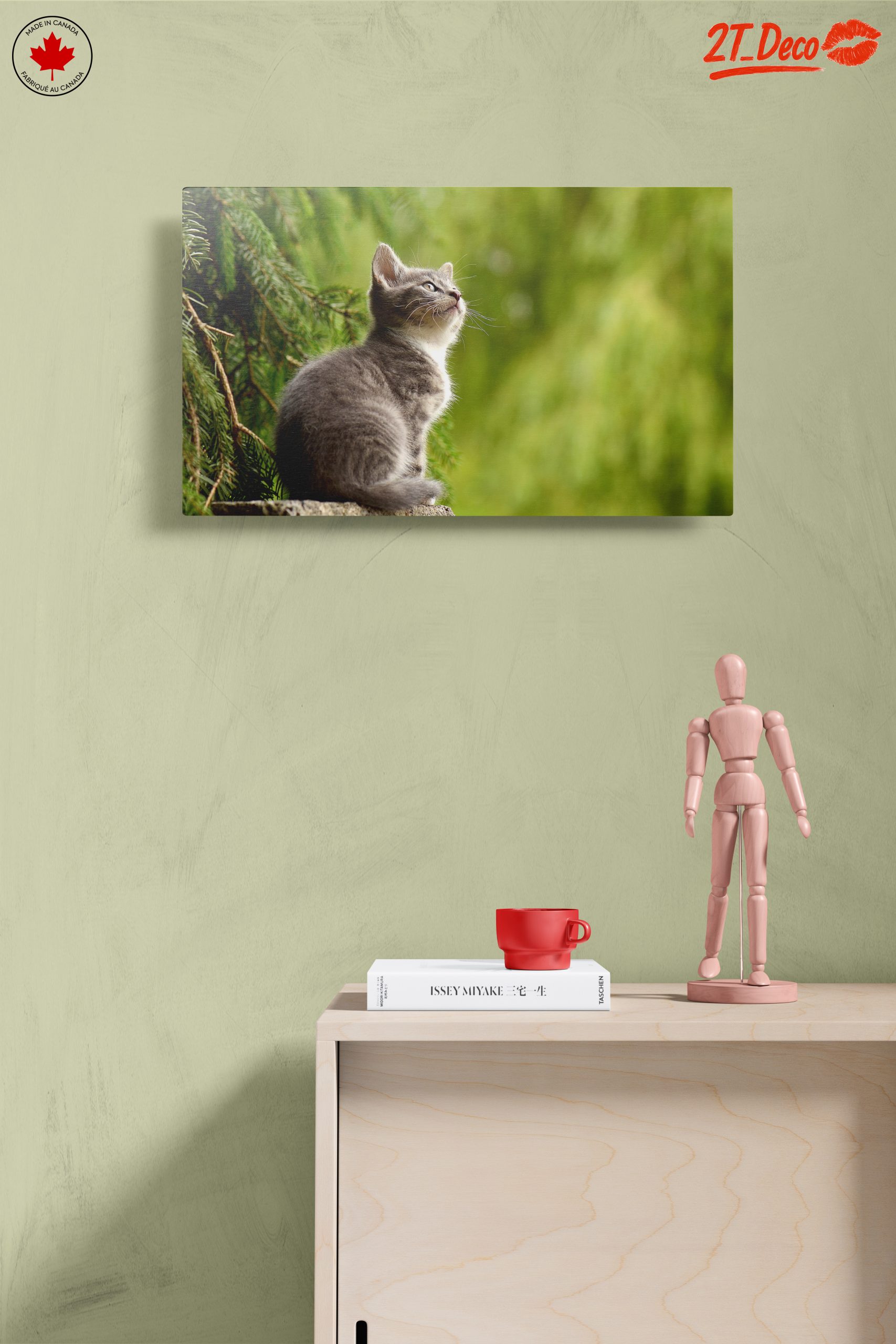Gray Kitten Gazing at Nature - Image 14