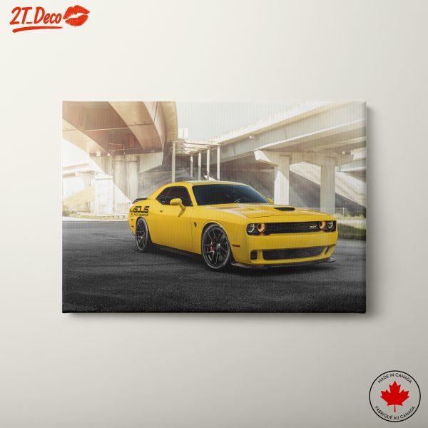High-Performance Yellow Sports Car