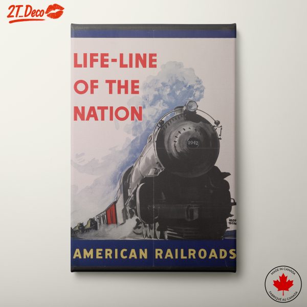 Vintage American Railroads Artwork