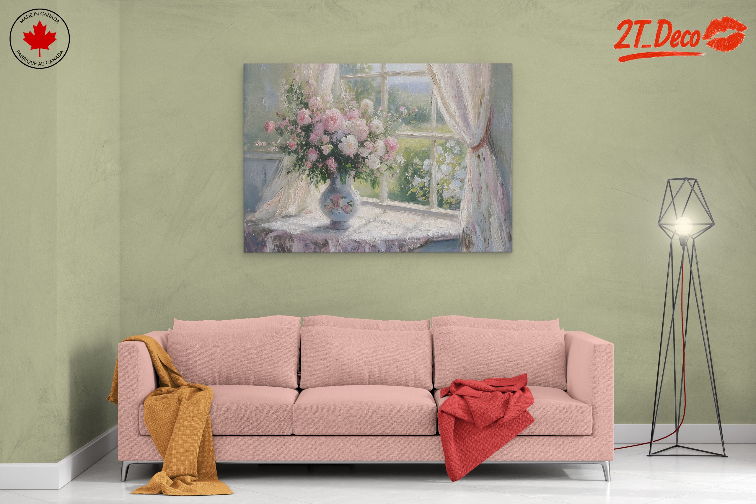 Bouquet of Blossoms by a Sunlit Window - Image 2