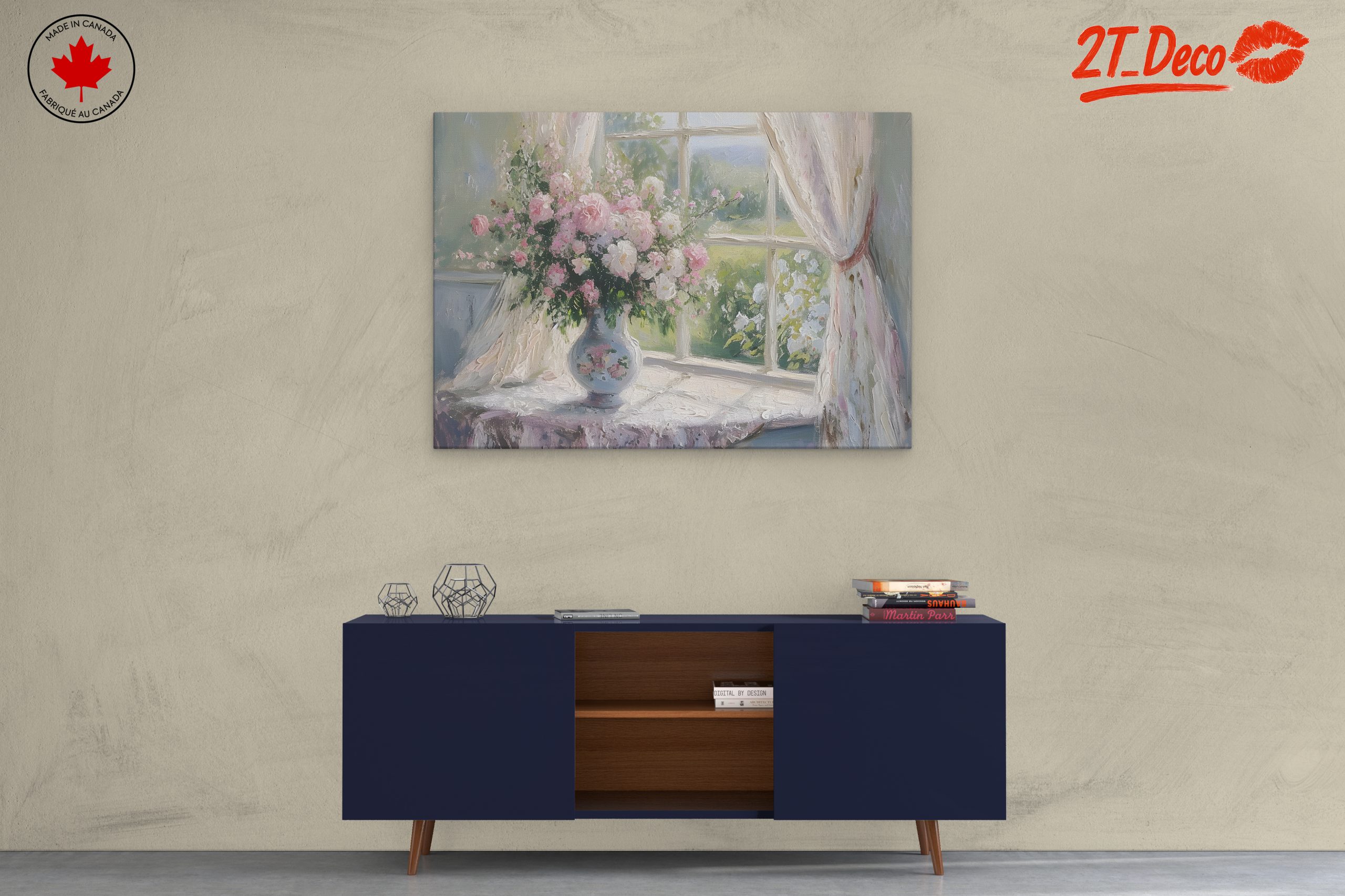 Bouquet of Blossoms by a Sunlit Window - Image 3