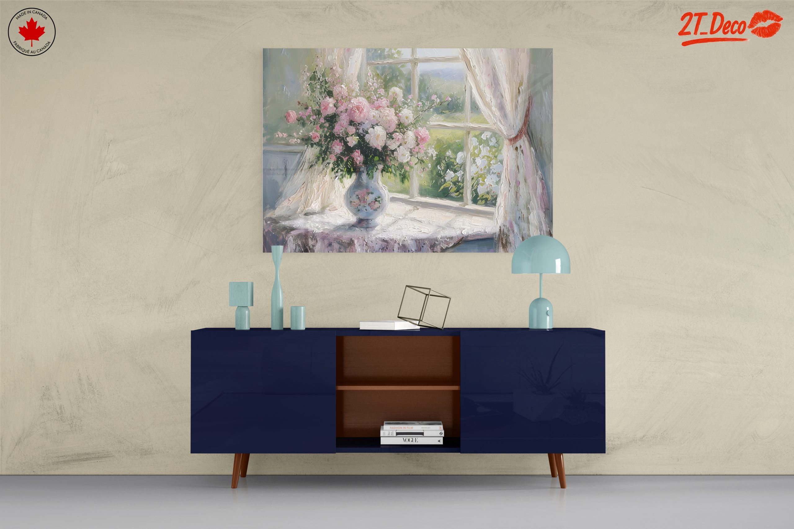 Bouquet of Blossoms by a Sunlit Window - Image 8