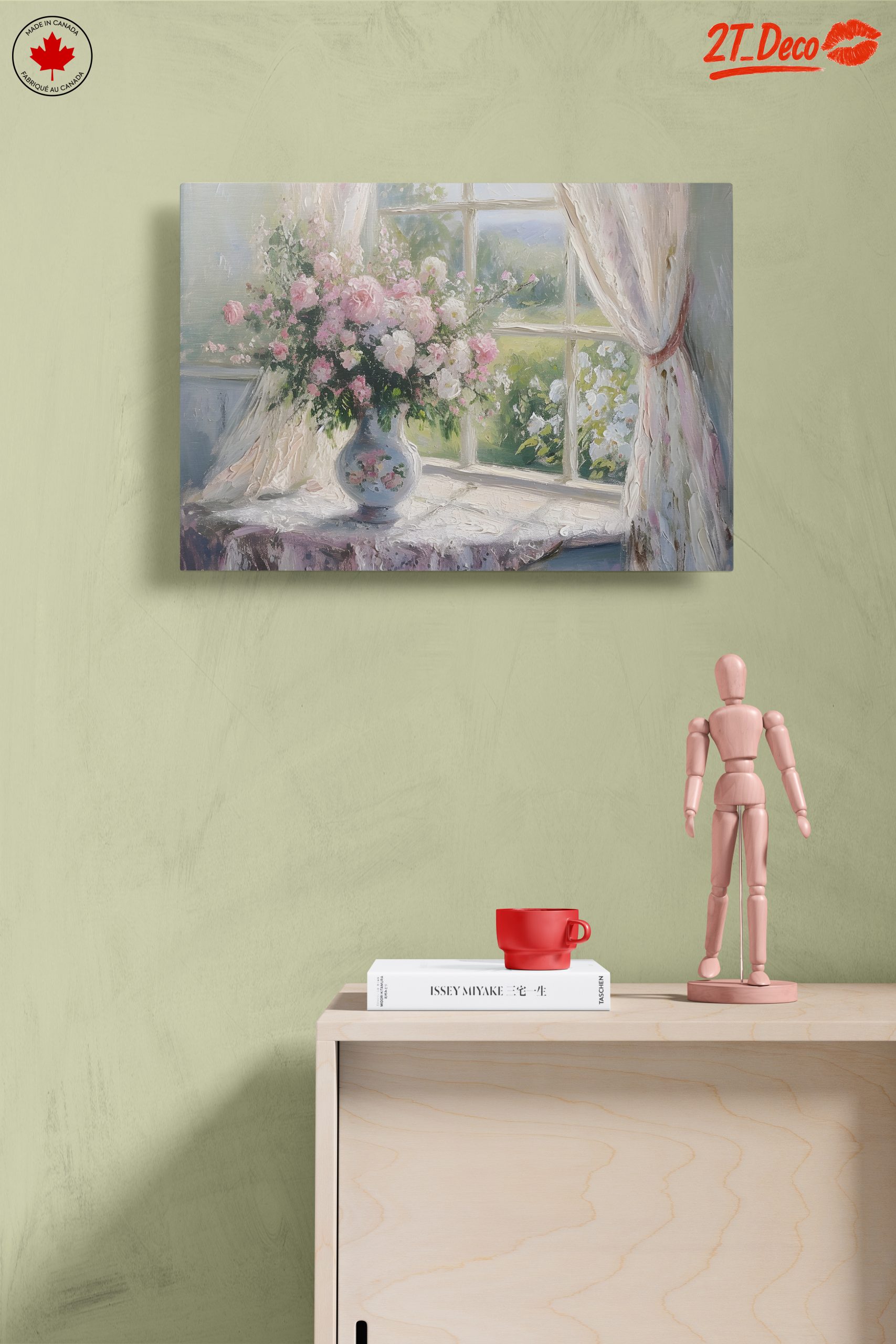 Bouquet of Blossoms by a Sunlit Window - Image 14