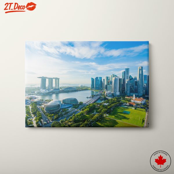 Stunning Cityscape View of Singapore