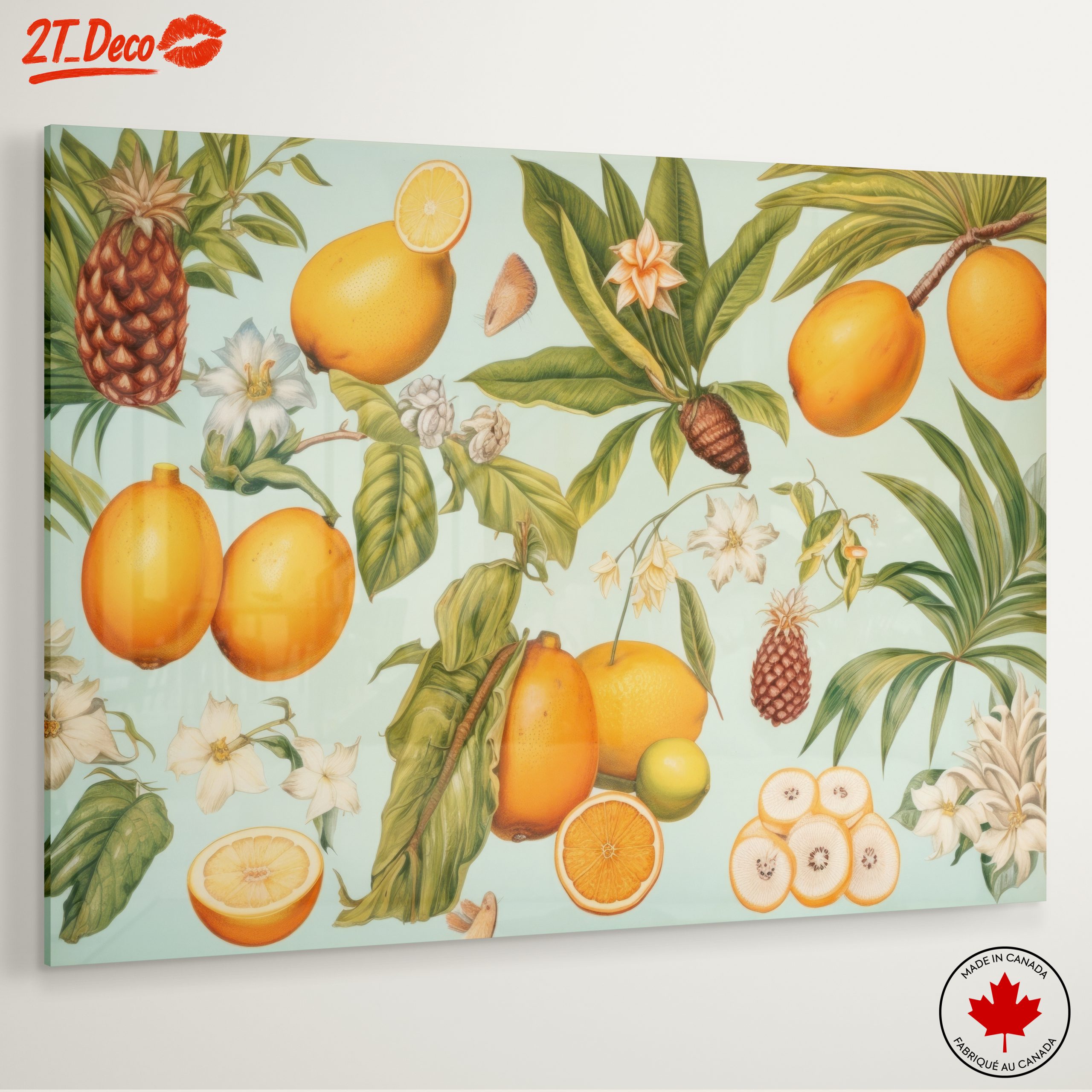 Vibrant Abstract Fruit Art Composition - Image 6