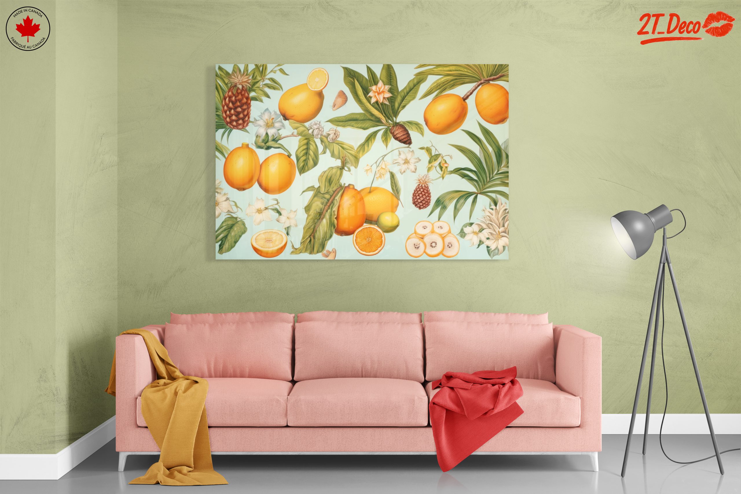 Vibrant Abstract Fruit Art Composition - Image 7