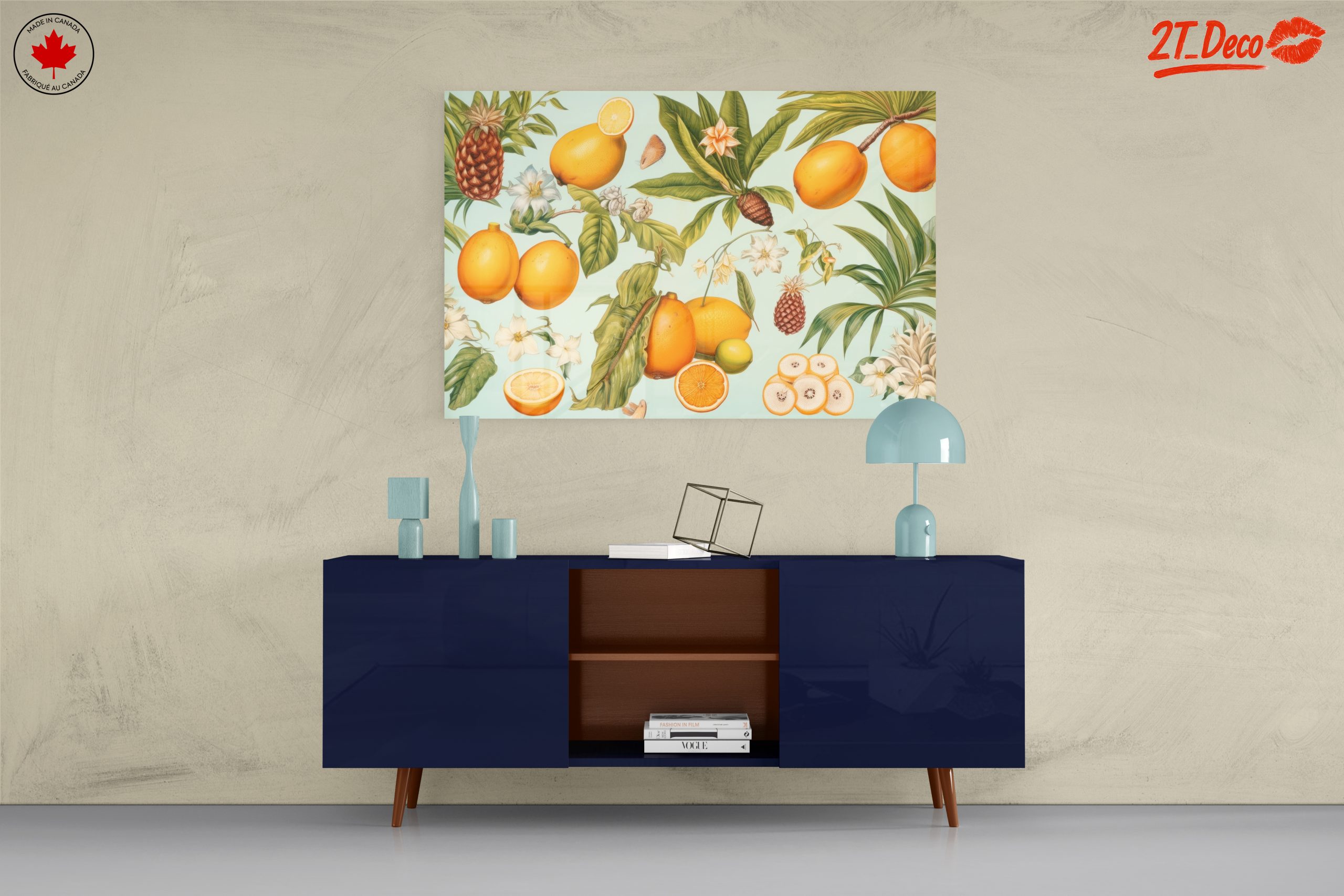 Vibrant Abstract Fruit Art Composition - Image 8