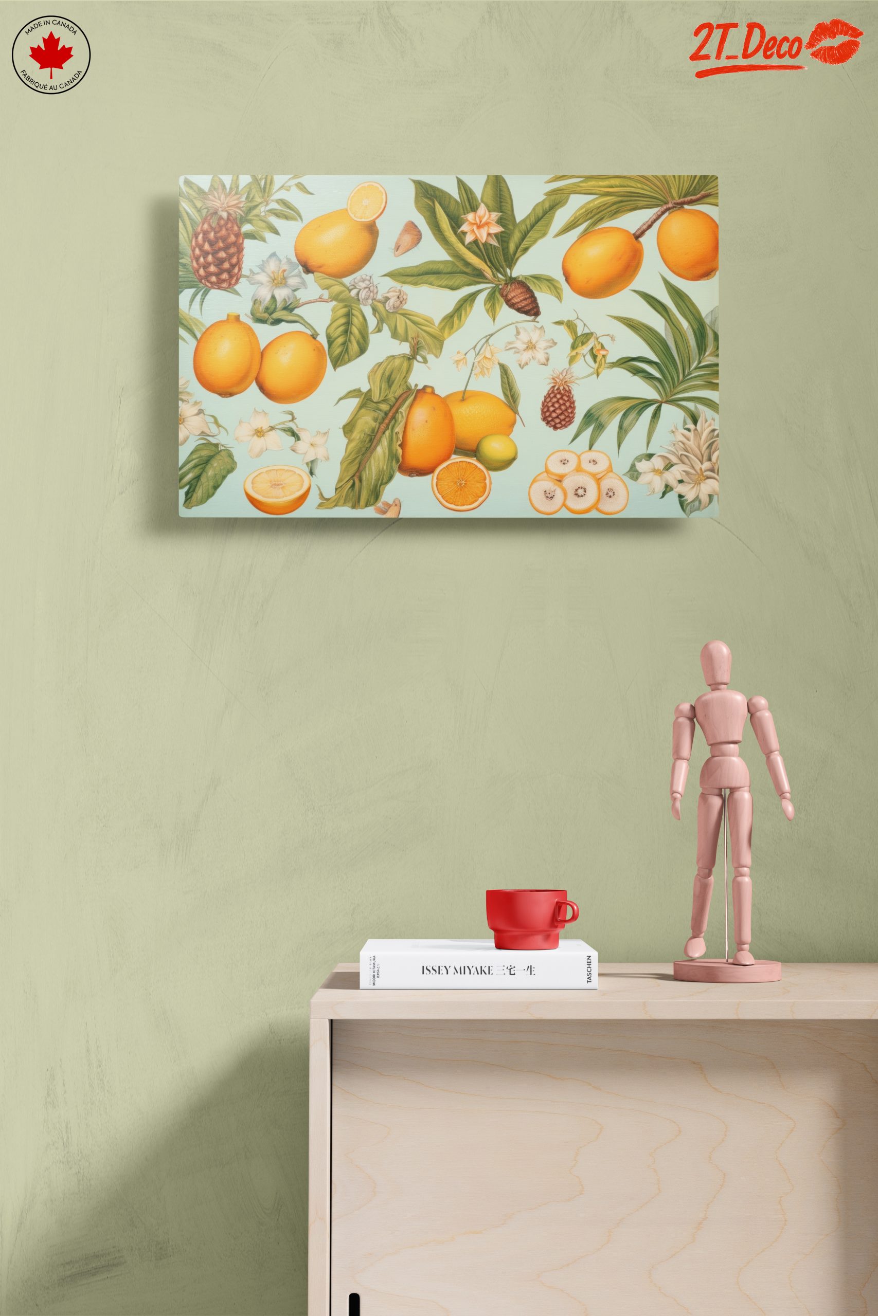 Vibrant Abstract Fruit Art Composition - Image 14