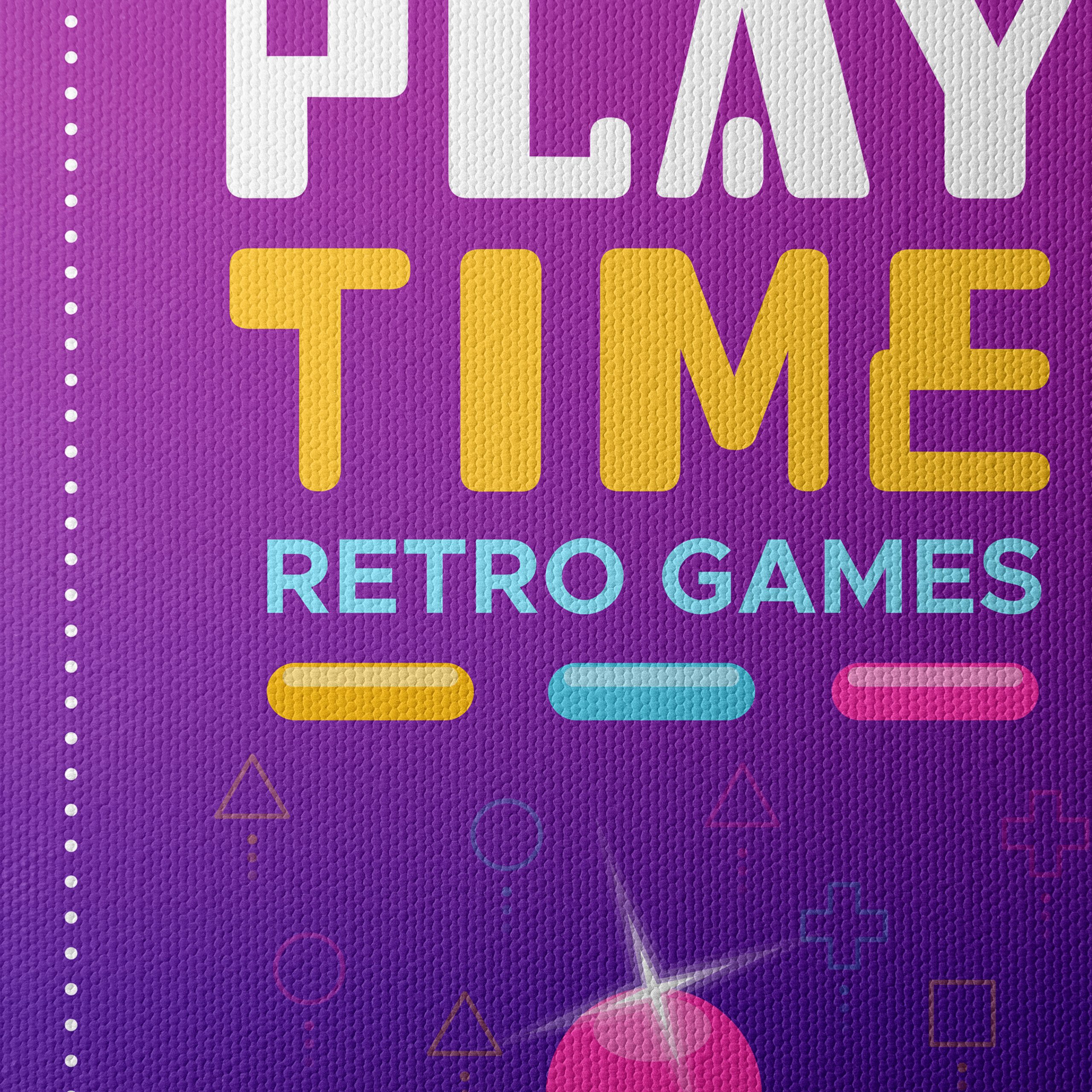 Play Time Retro Gaming Artwork - Image 4