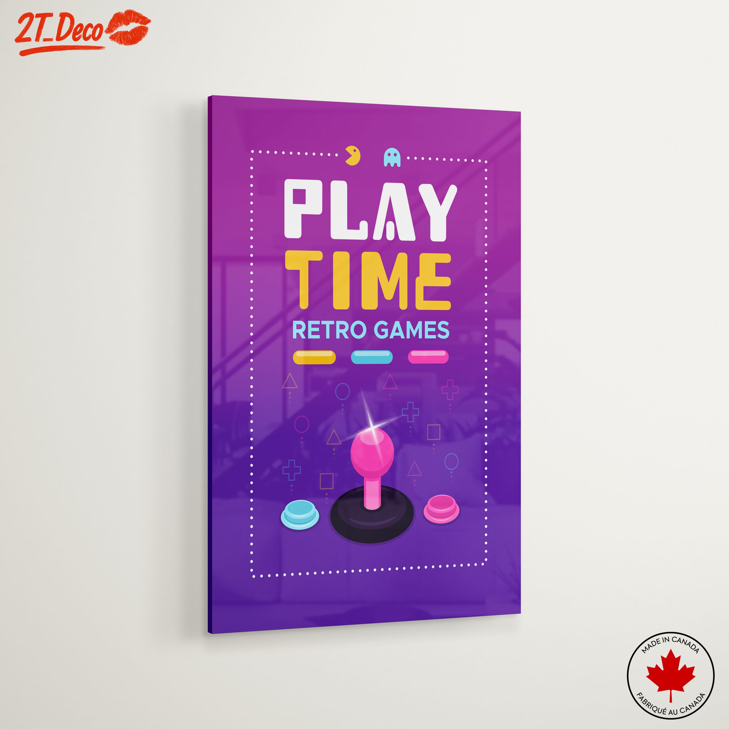 Play Time Retro Gaming Artwork - Image 6