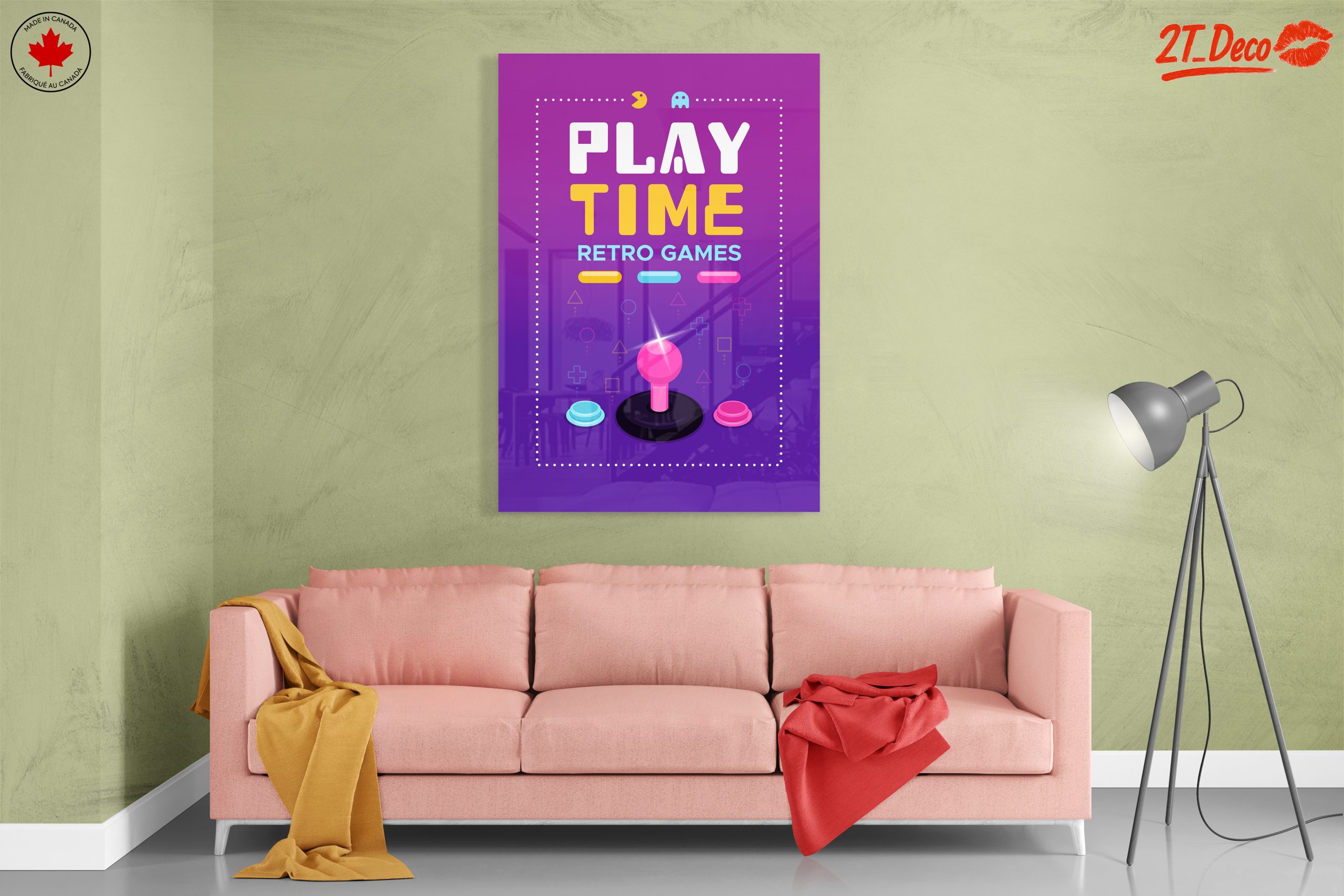 Play Time Retro Gaming Artwork - Image 7