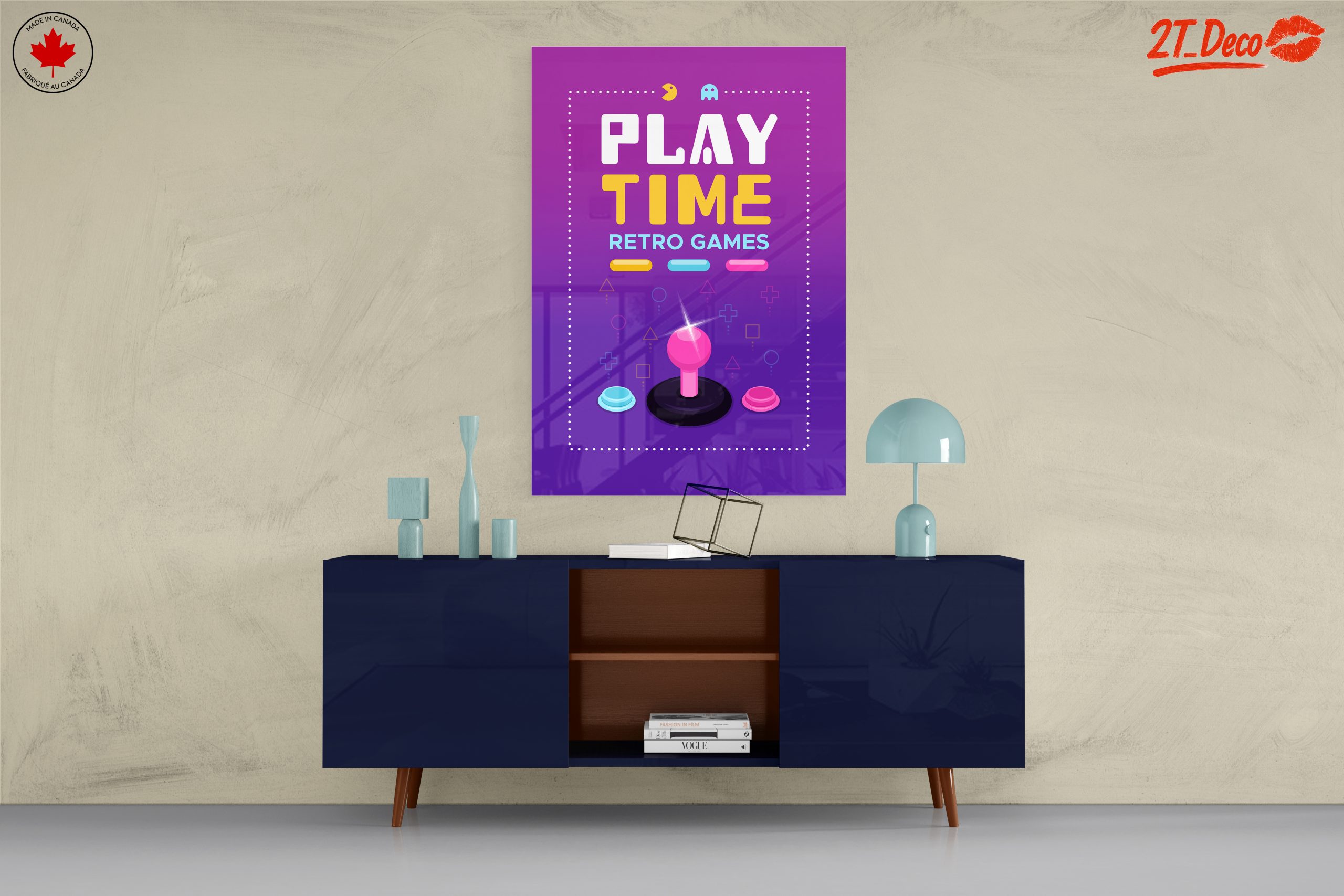 Play Time Retro Gaming Artwork - Image 8