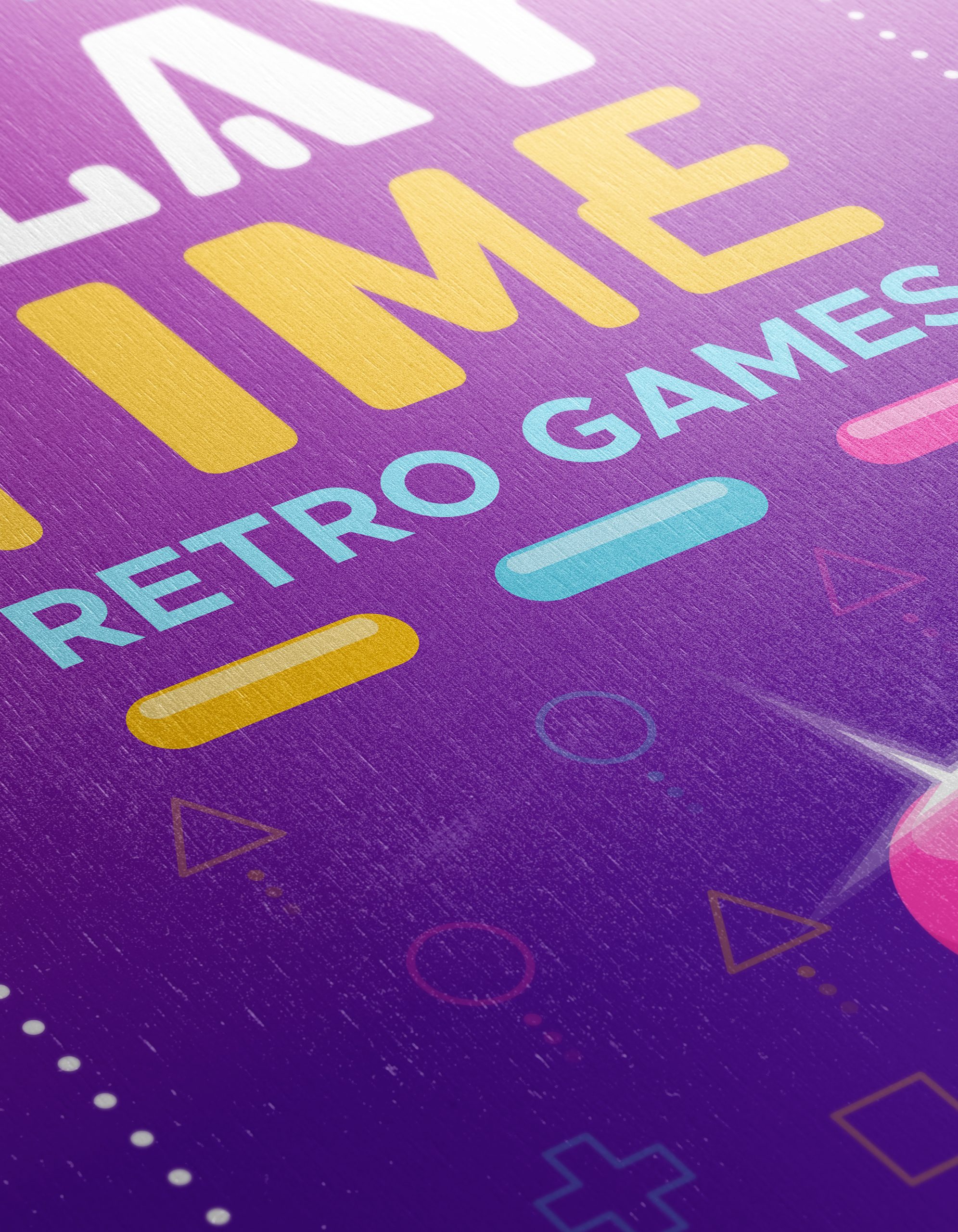 Play Time Retro Gaming Artwork - Image 12