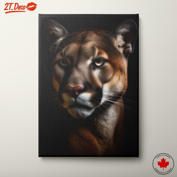 Detailed Feline Portrait with Striking Features