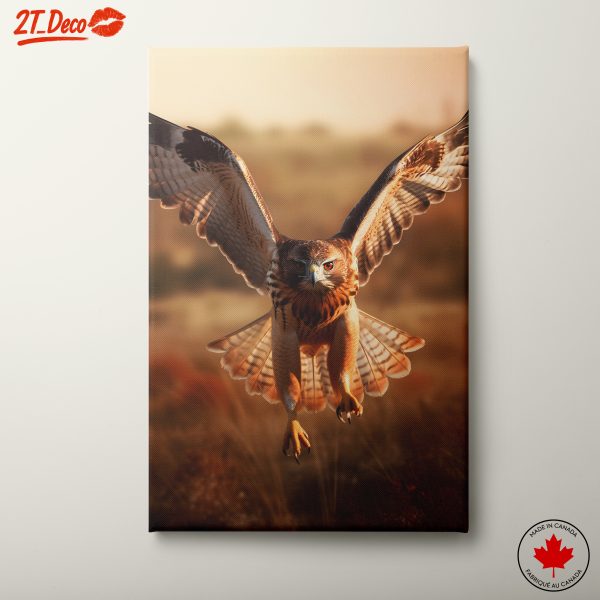 Majestic Eagle in Flight Wall Art 2