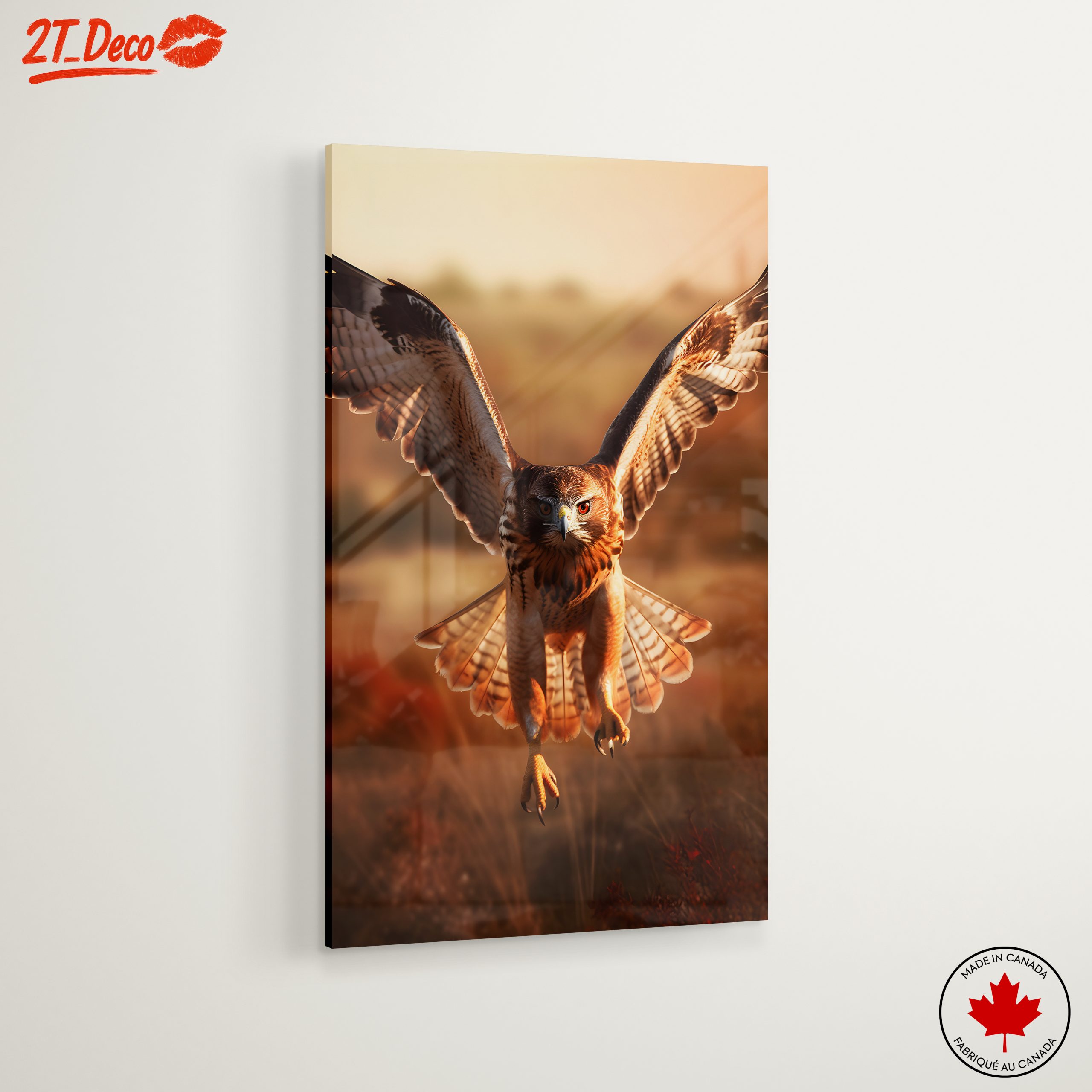 Majestic Eagle in Flight Wall Art 2 - Image 6