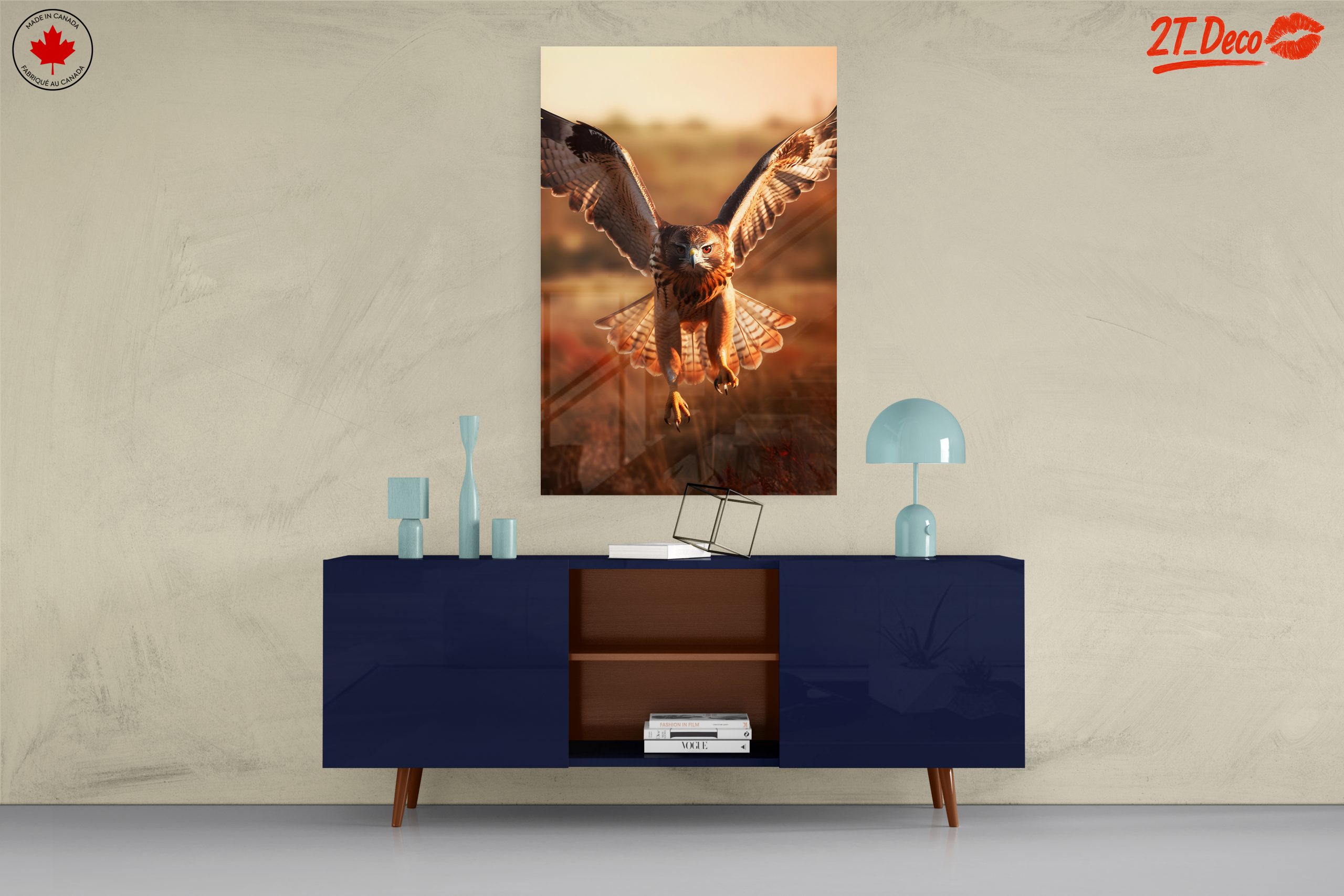 Majestic Eagle in Flight Wall Art 2 - Image 8